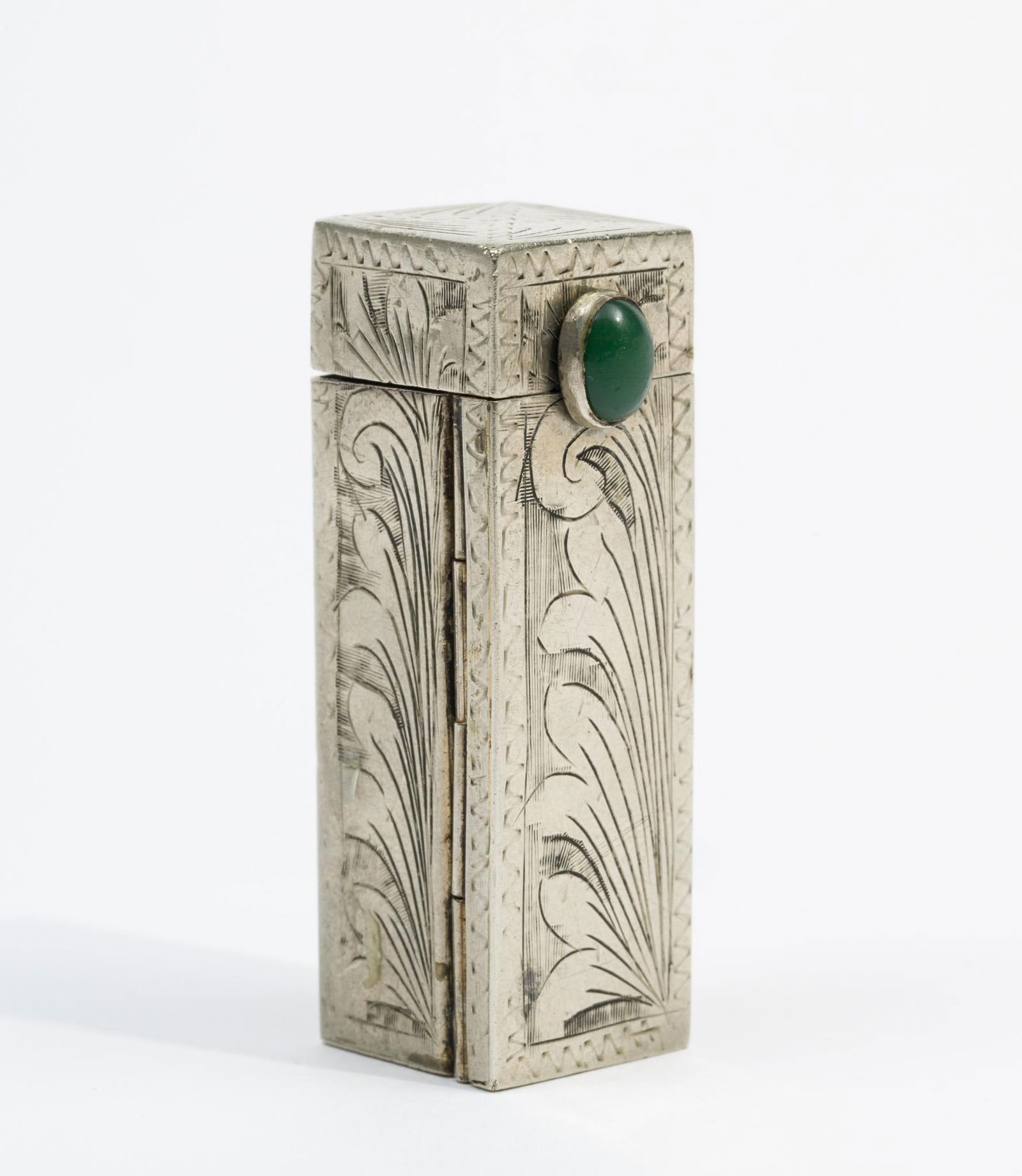 Antique Sterling Silver Lipstick Compact (1 of 4)