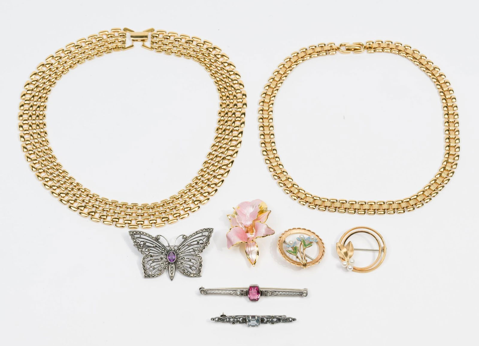 8 Pcs Sterling Costume Jewelry (1 of 16)