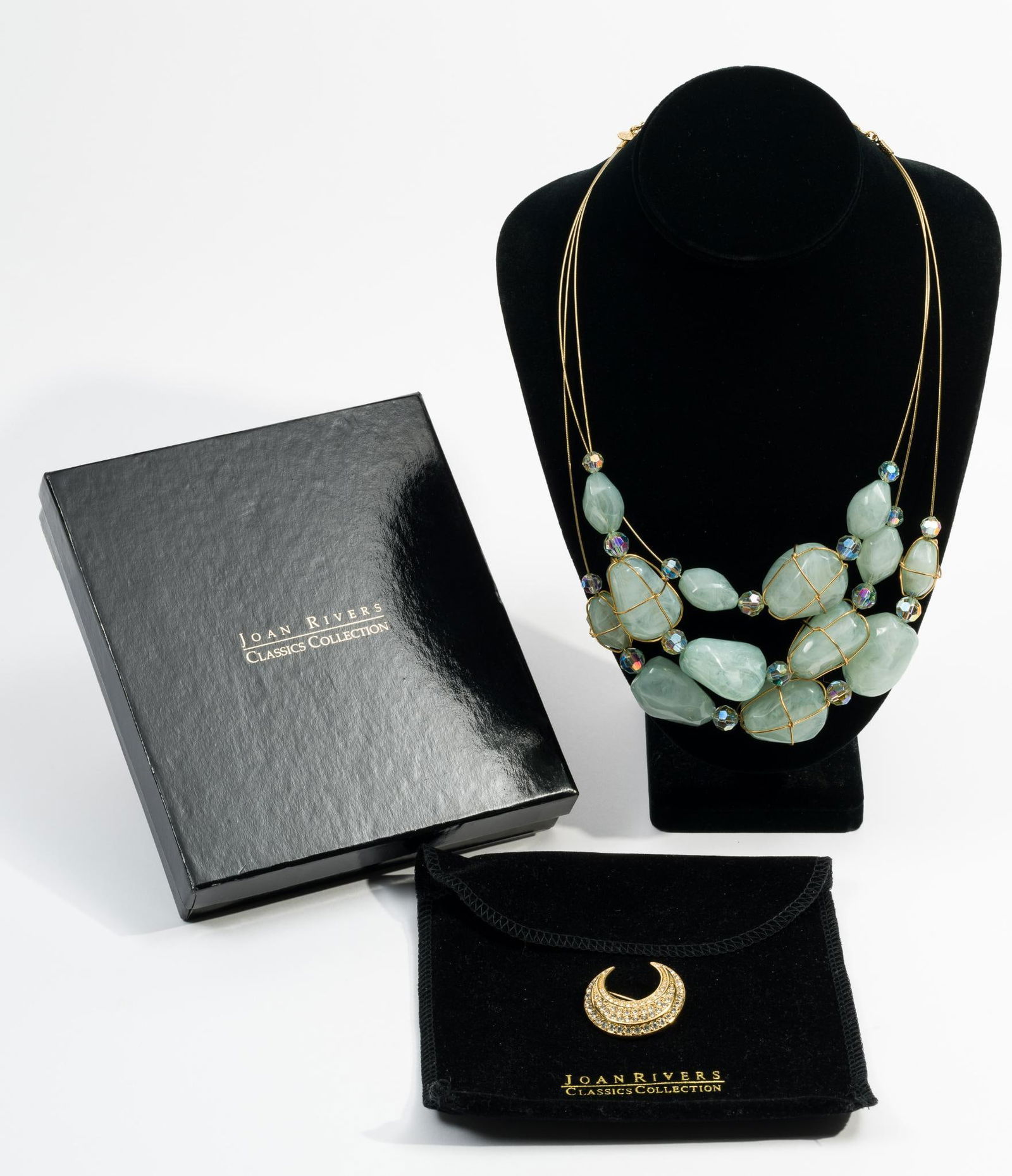 Joan Rivers Necklace and Brooch (1 of 7)