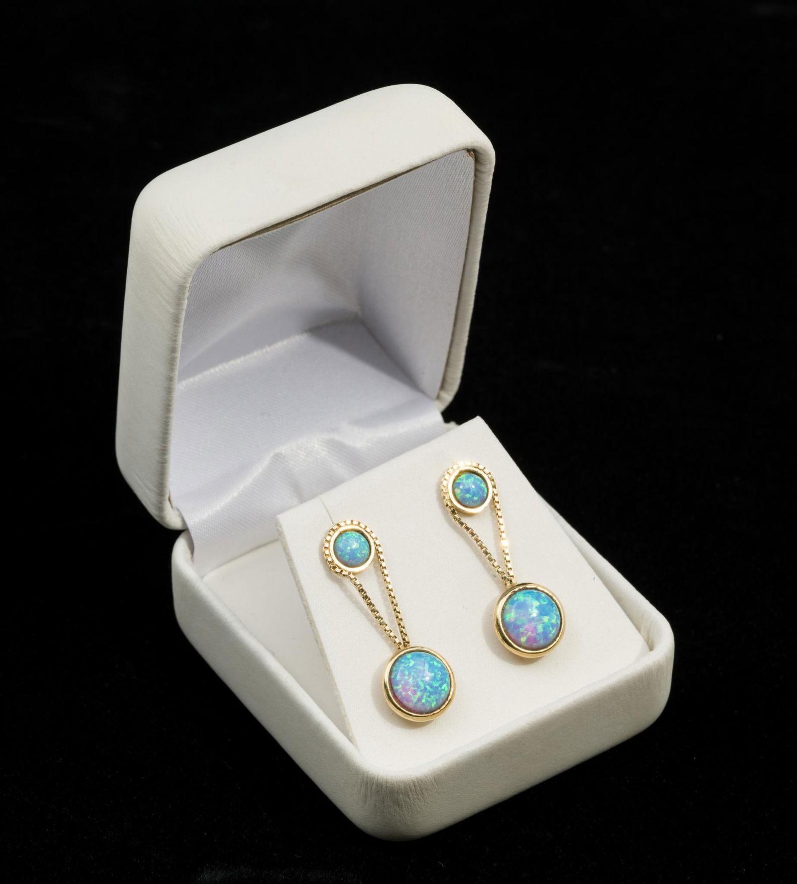 14K Gold Opal Earrings (1 of 3)