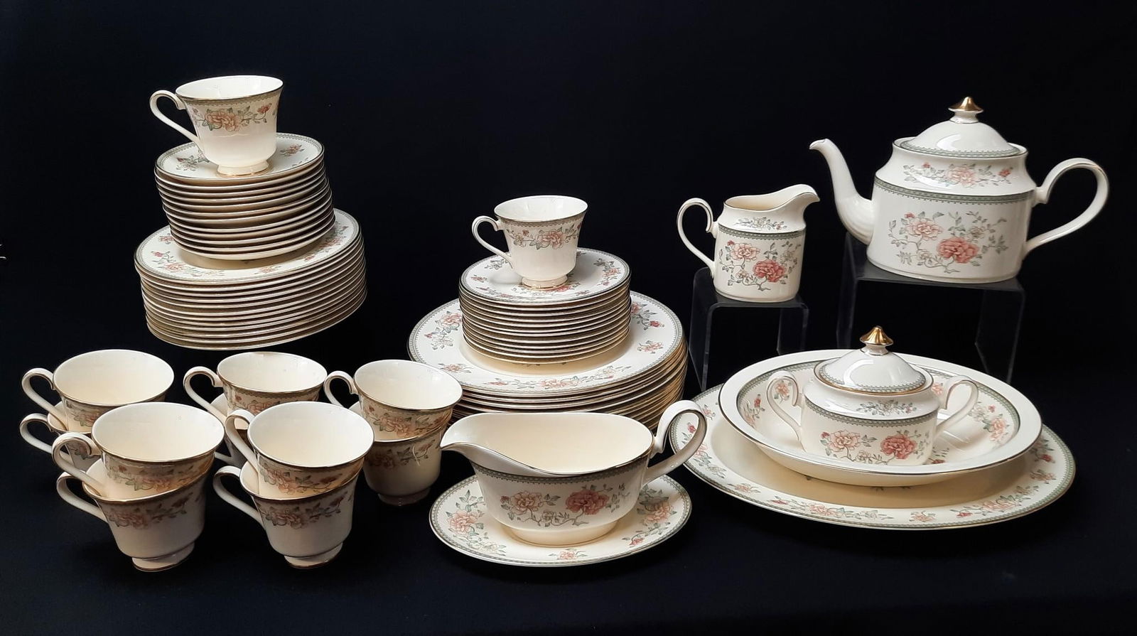 67 Pcs Minton "Jasmine" Dinnerware (1 of 3)