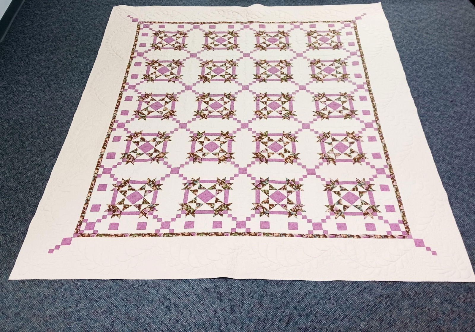 Patchwork Handmade Quilt (1 of 3)