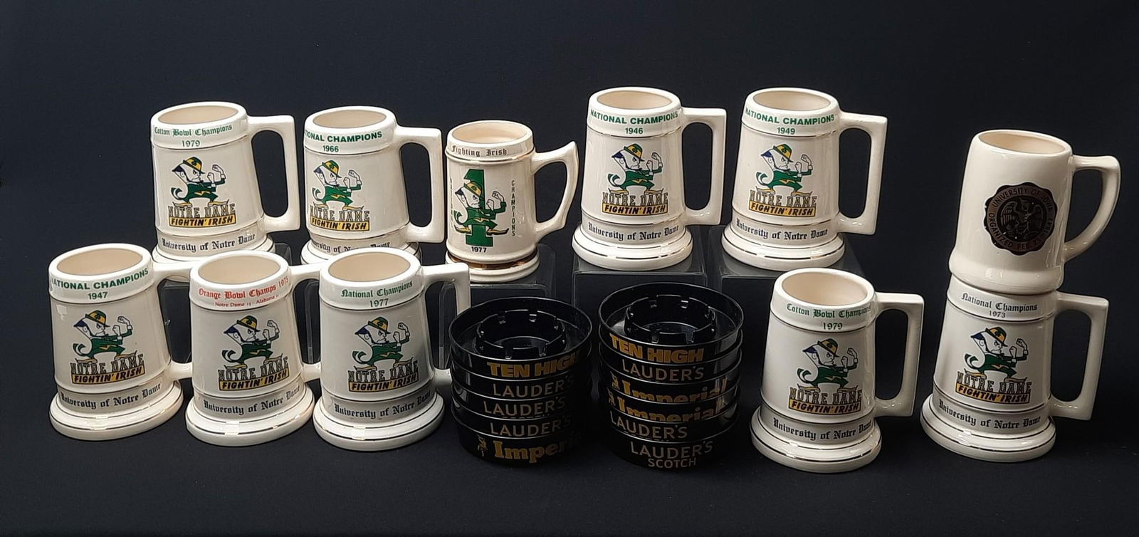 12 College Mugs & 11 Ashtrays (1 of 5)