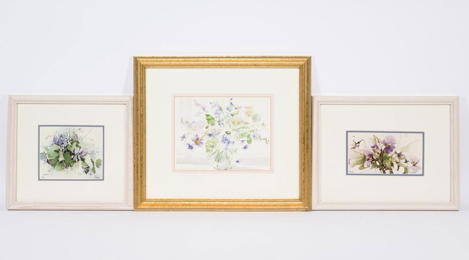 3 Pcs Floral Art incl Carolyn Willitts Ltd Ed Prints (1 of 8)