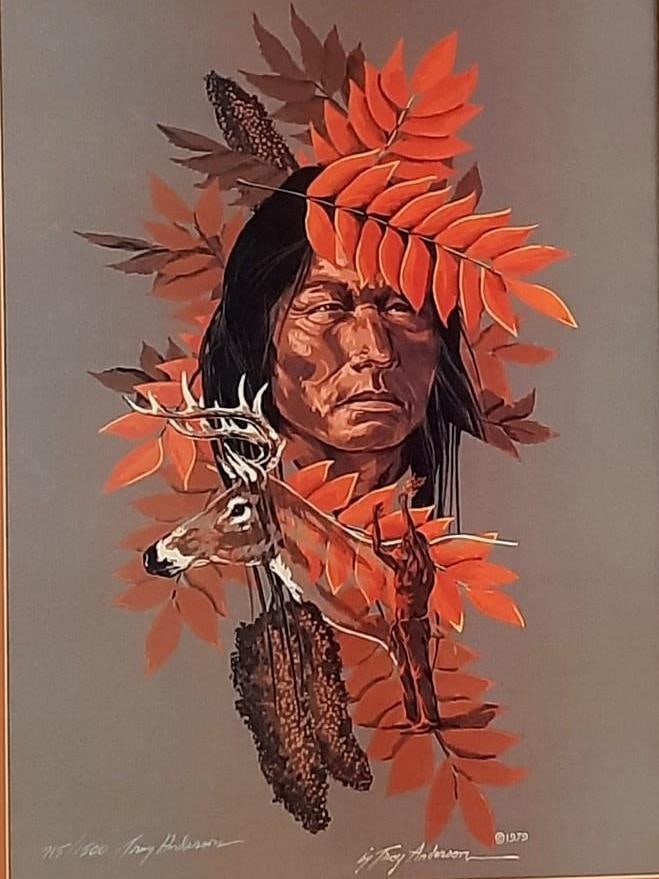 Troy Anderson "Sumac Leaves Remade" Ltd Ed Print (1 of 5)