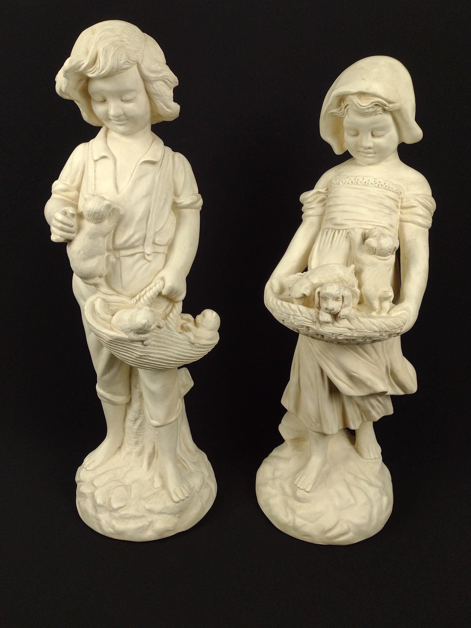 2 Figural Chalk Sculptures (1 of 5)