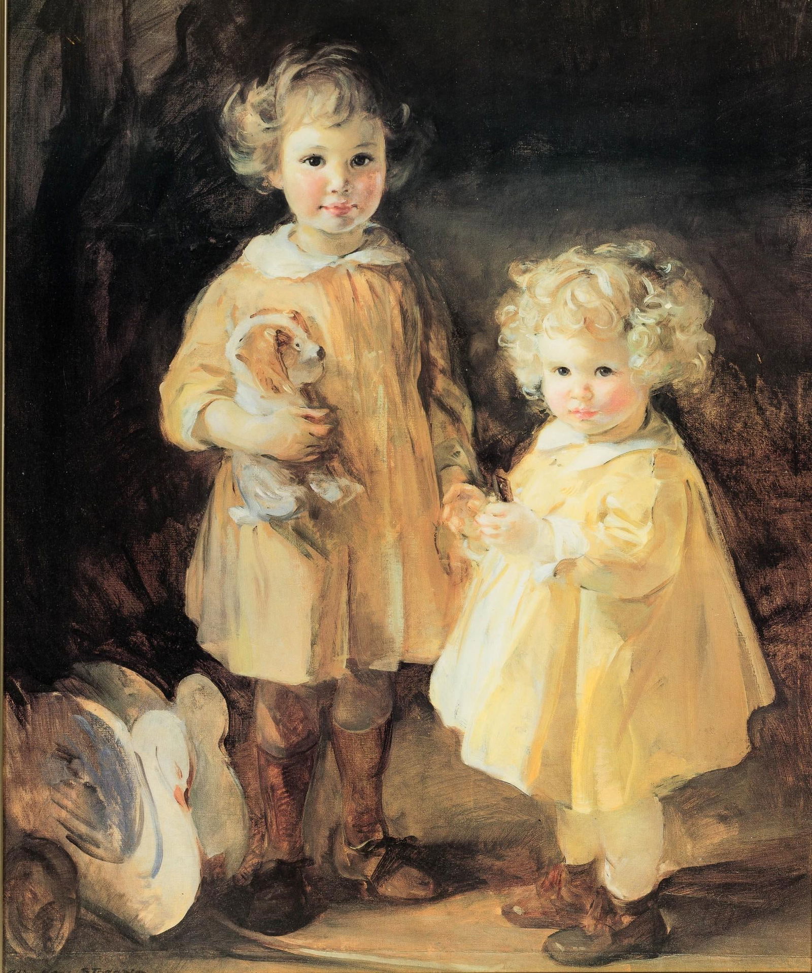 Alice Kent Stoddard "Two Little Sisters" Print (1 of 4)