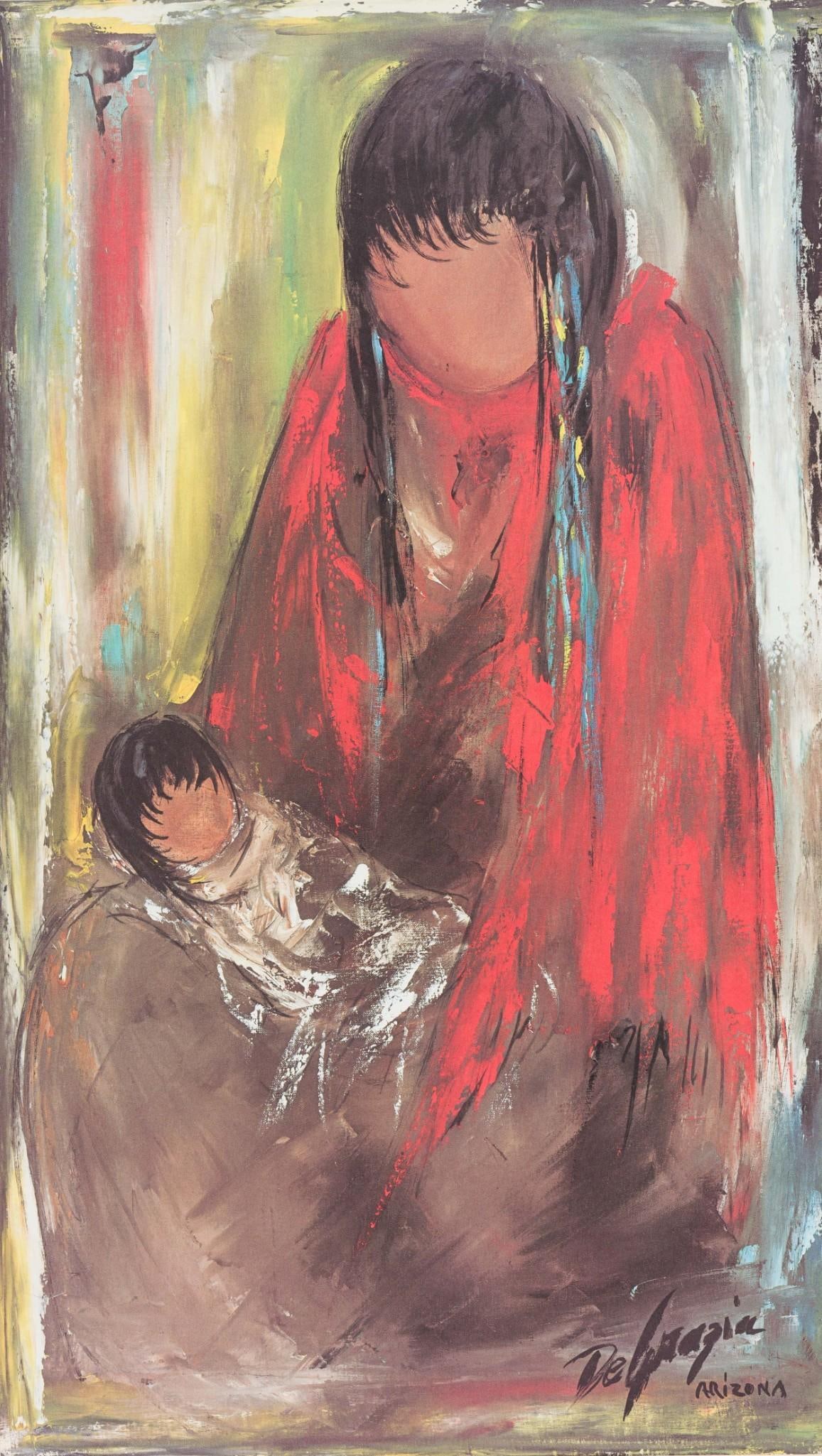 Ted Degrazia "Arizona" Print of Mother and Child (1 of 4)