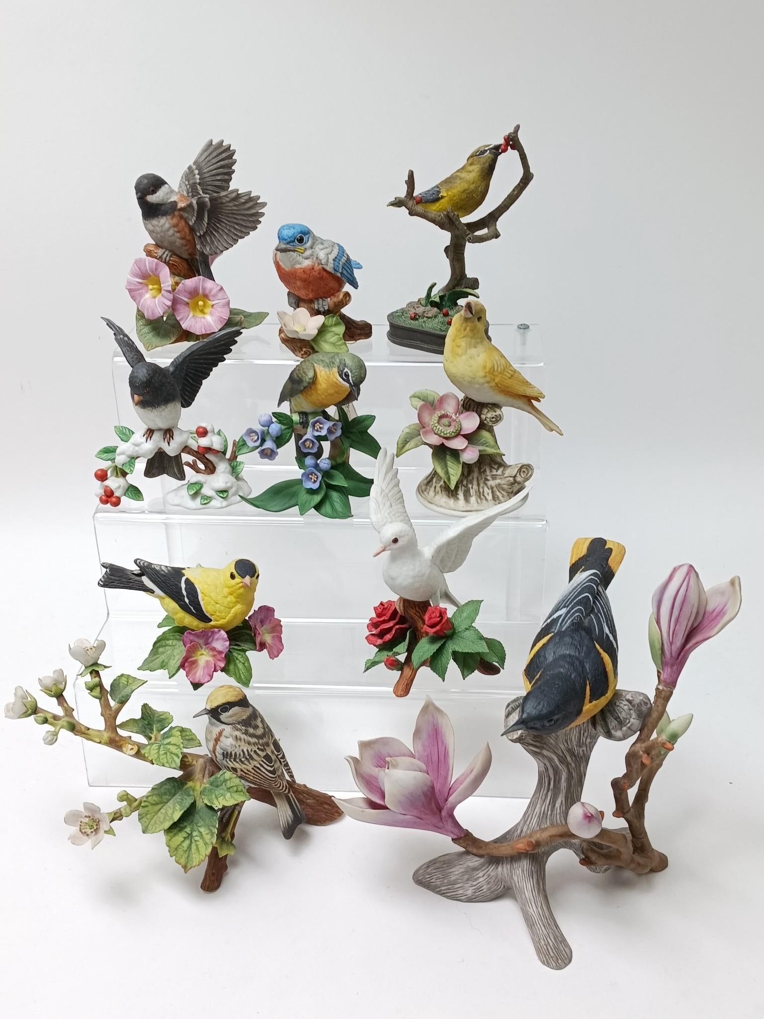 10 Bird Figurines incl Lenox and Lefton (1 of 6)