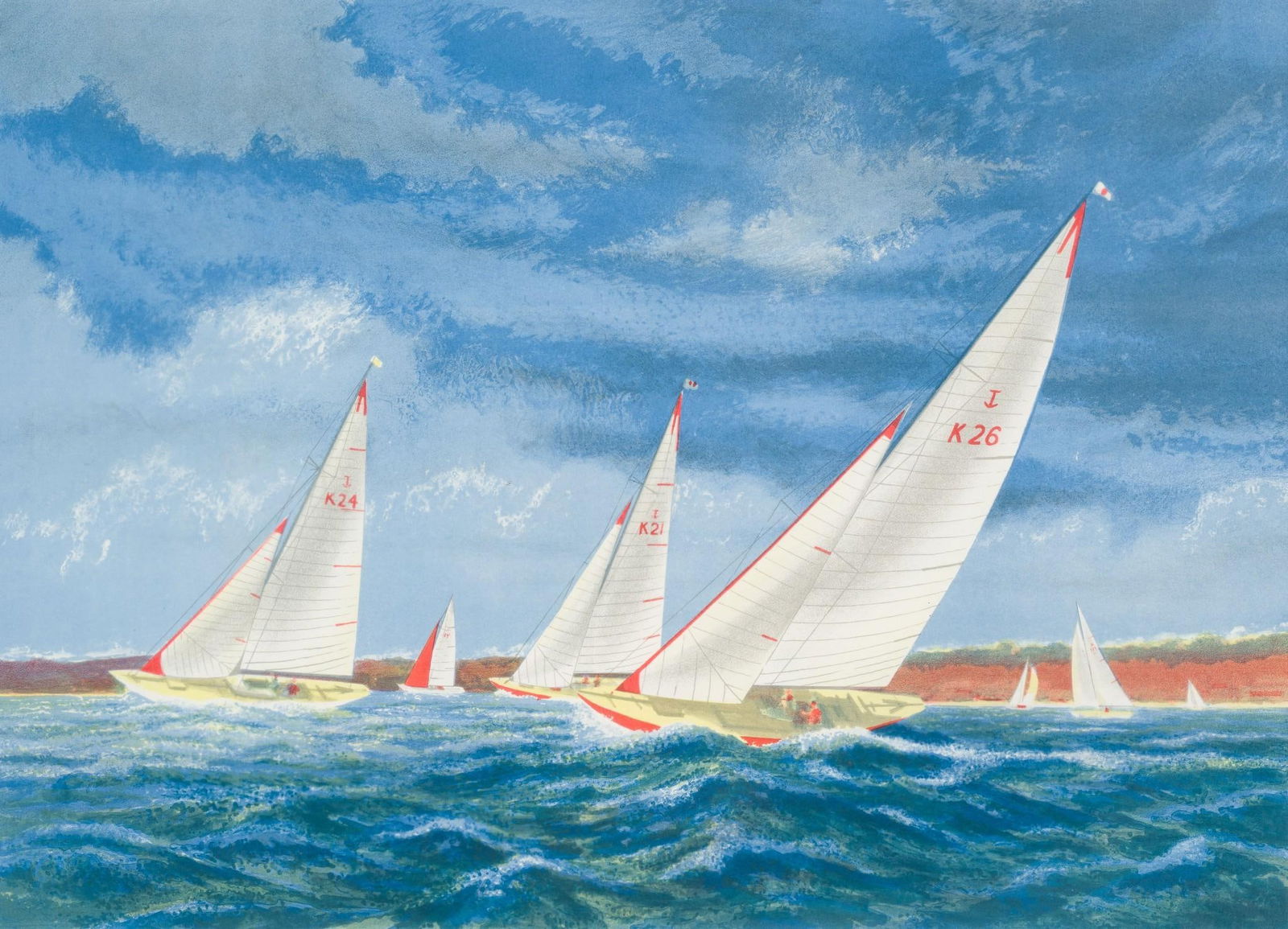 Alex Packham Sail Boats Ltd Ed Print (1 of 5)
