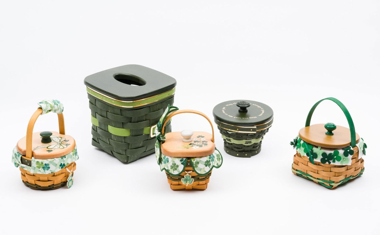 5 St. Patrick’s Day Longaberger Baskets (1 of 8)