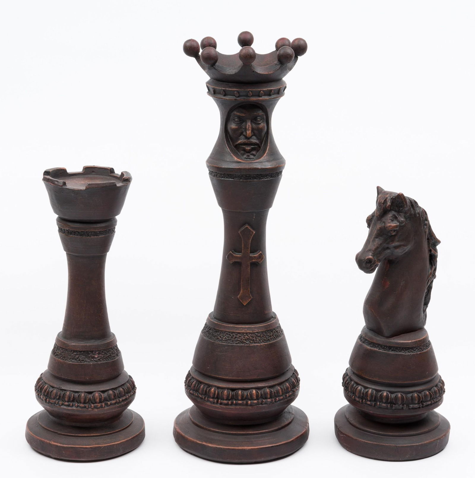 3 Decorative Chess Pieces (1 of 3)