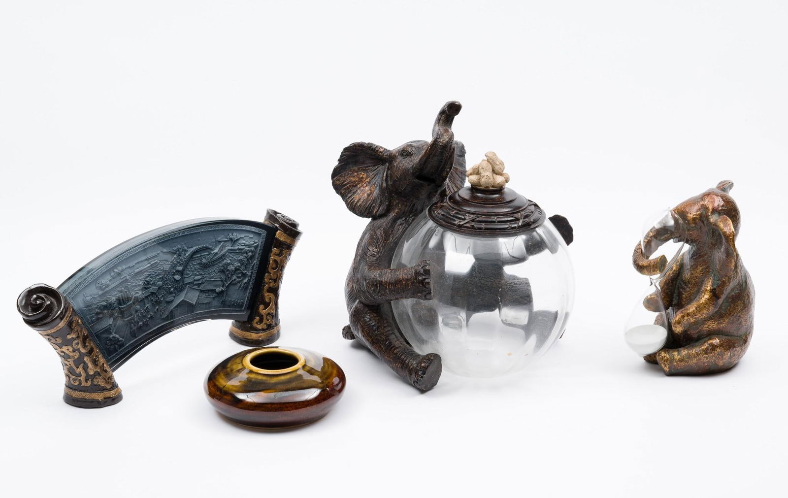 4 Decorative Pcs incl. Qingming Riverside Scene (1 of 9)