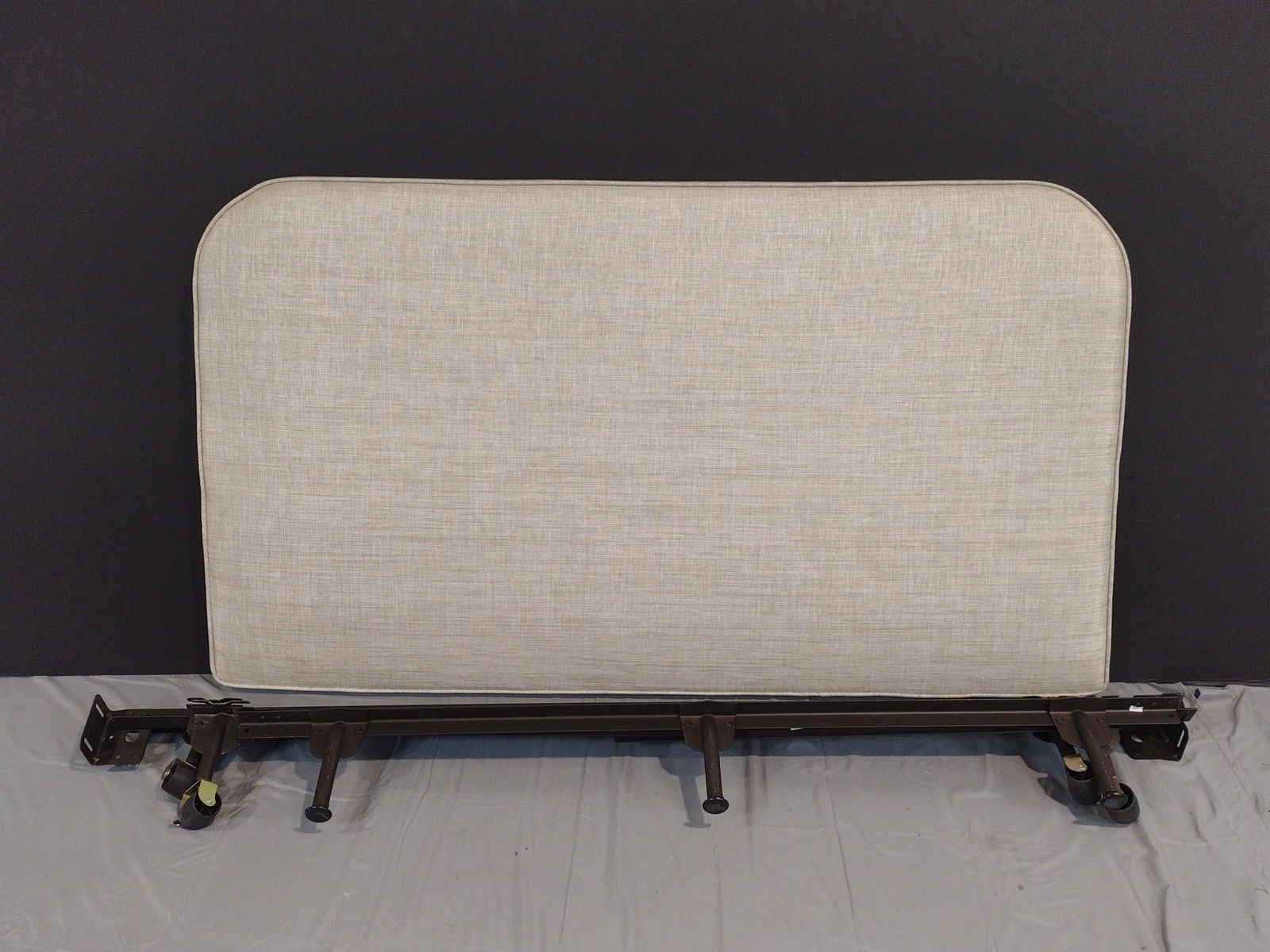 Upholstered Floating Headboard & Metal Frame (1 of 3)