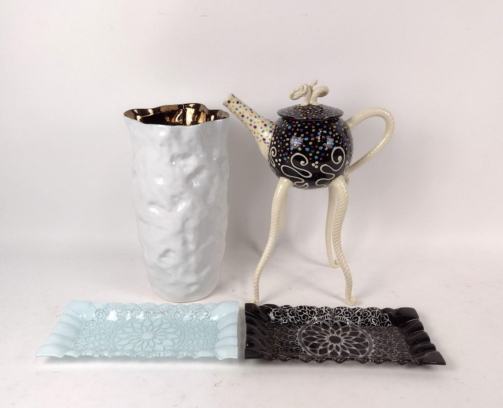 4 Decorative Glass Pcs (1 of 2)