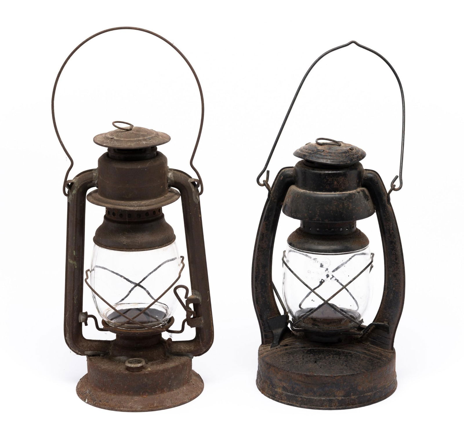 2 Antique Barn Lanterns incl Dietz (1 of 7)