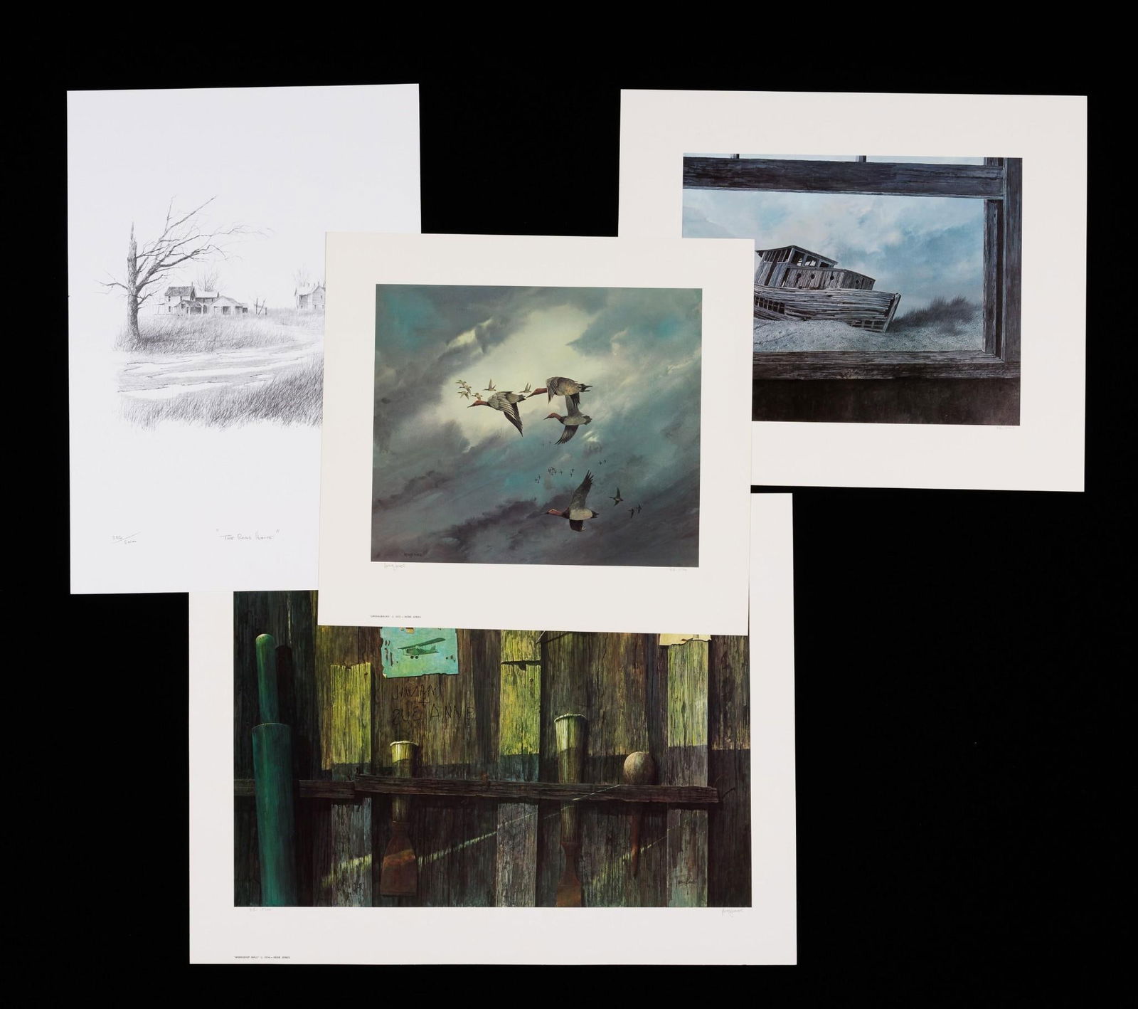 4 Vintage Prints by Herb Jones (1 of 3)