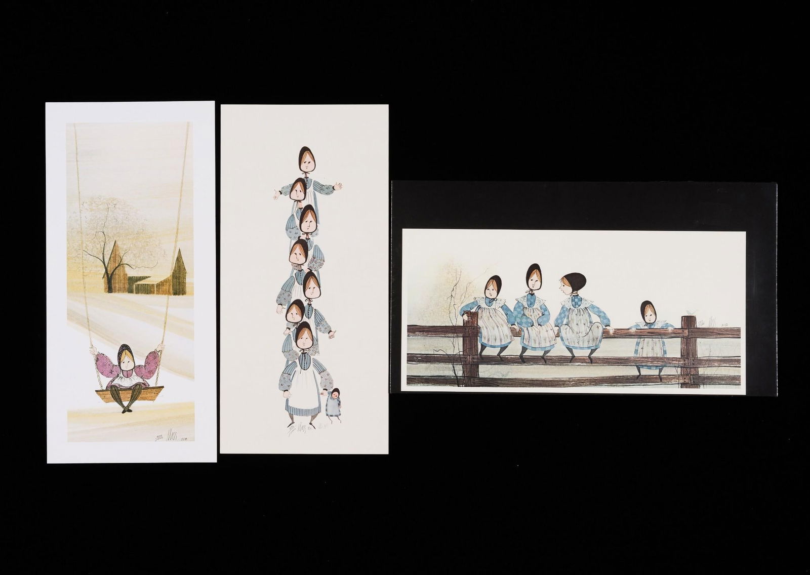 3 Prints by P Buckley Moss (1 of 4)