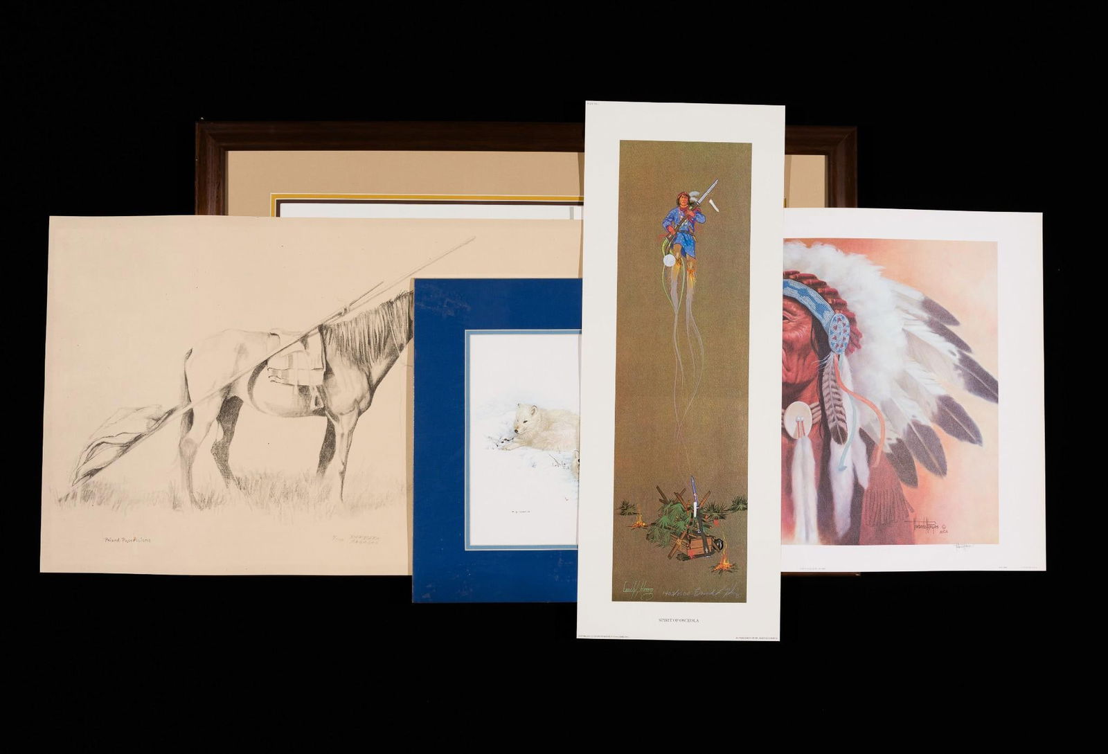 Vintage Native American Art Prints (1 of 6)