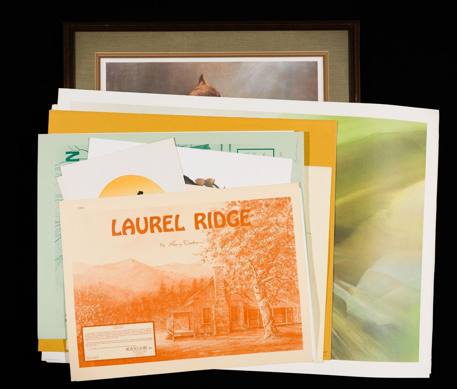 19 Art Prints Vintage 1970's (1 of 12)