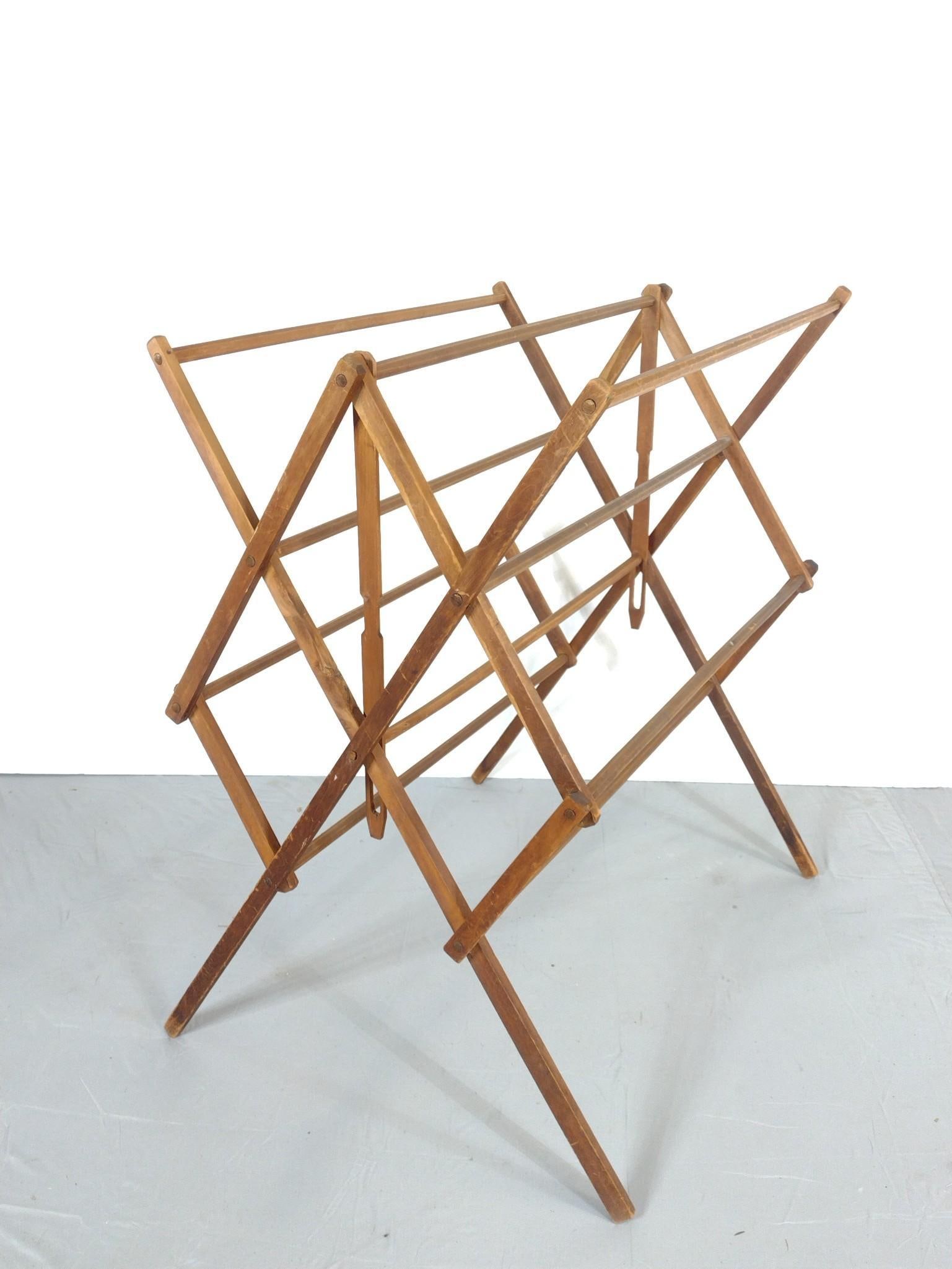 Collapsible Quilt Rack: NOT ELIGIBLE FOR IN-HOUSE SHIPPING. 41" wide X 28" deep X 46-1/2" high.