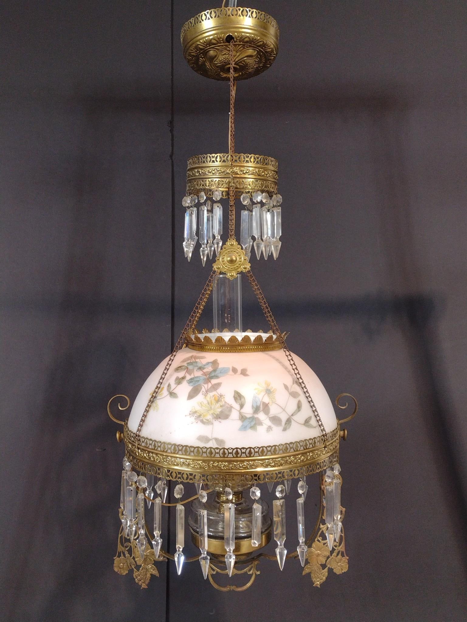 Antique Hanging Chandelier Lamp (1 of 3)