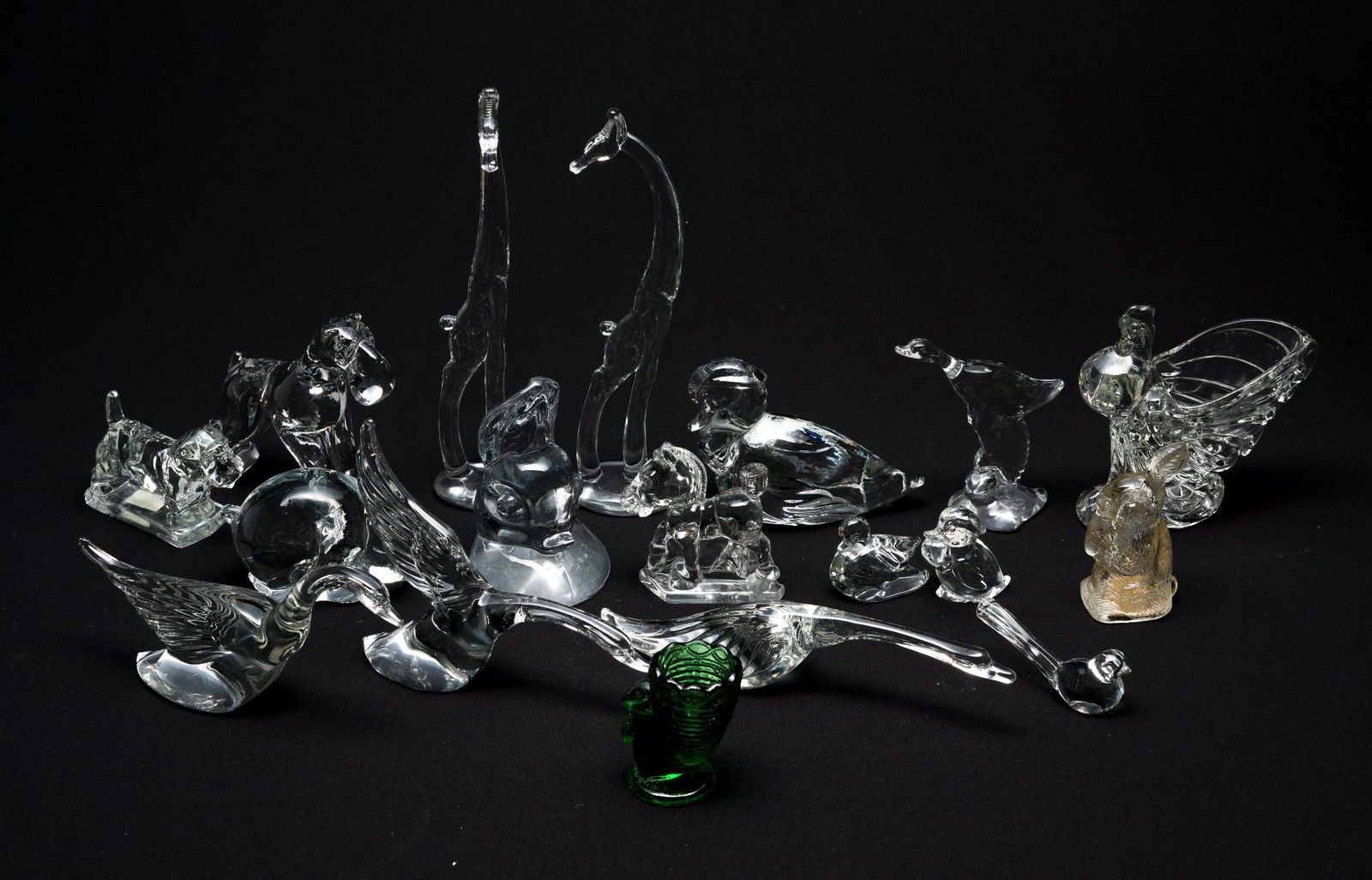 18 Glass Figurines incl Heisey (1 of 8)