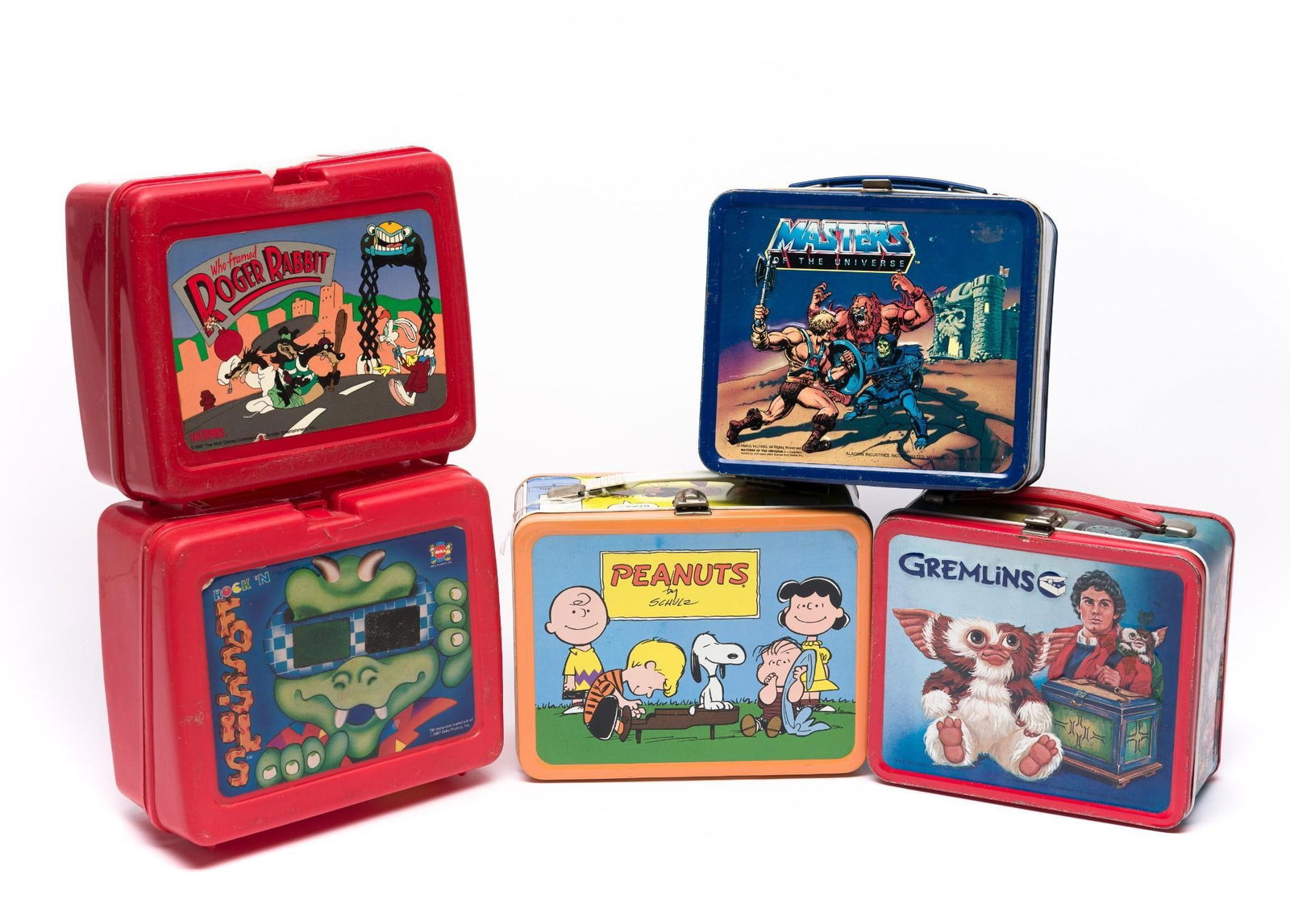 5 Vintage Pop Culture Lunchboxes incl Peanuts (1 of 11)