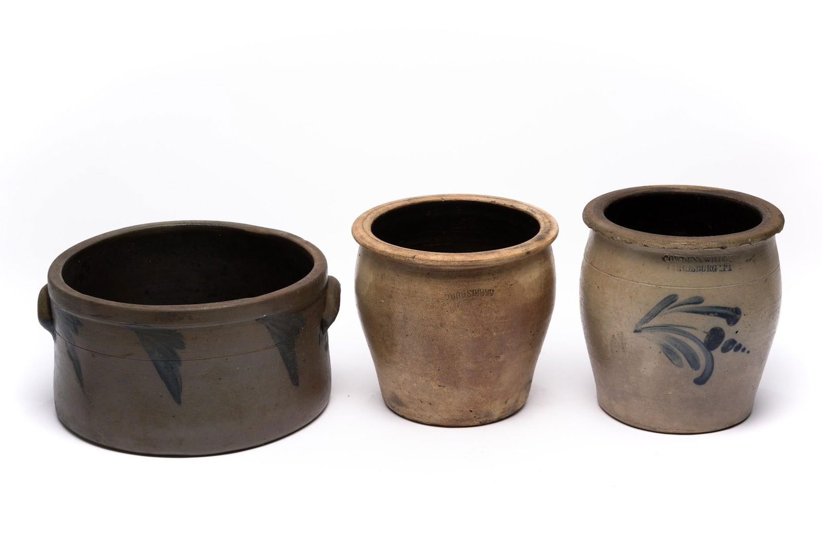 3 Stoneware Crocks Including Cowden & Wilcox (1 of 11)