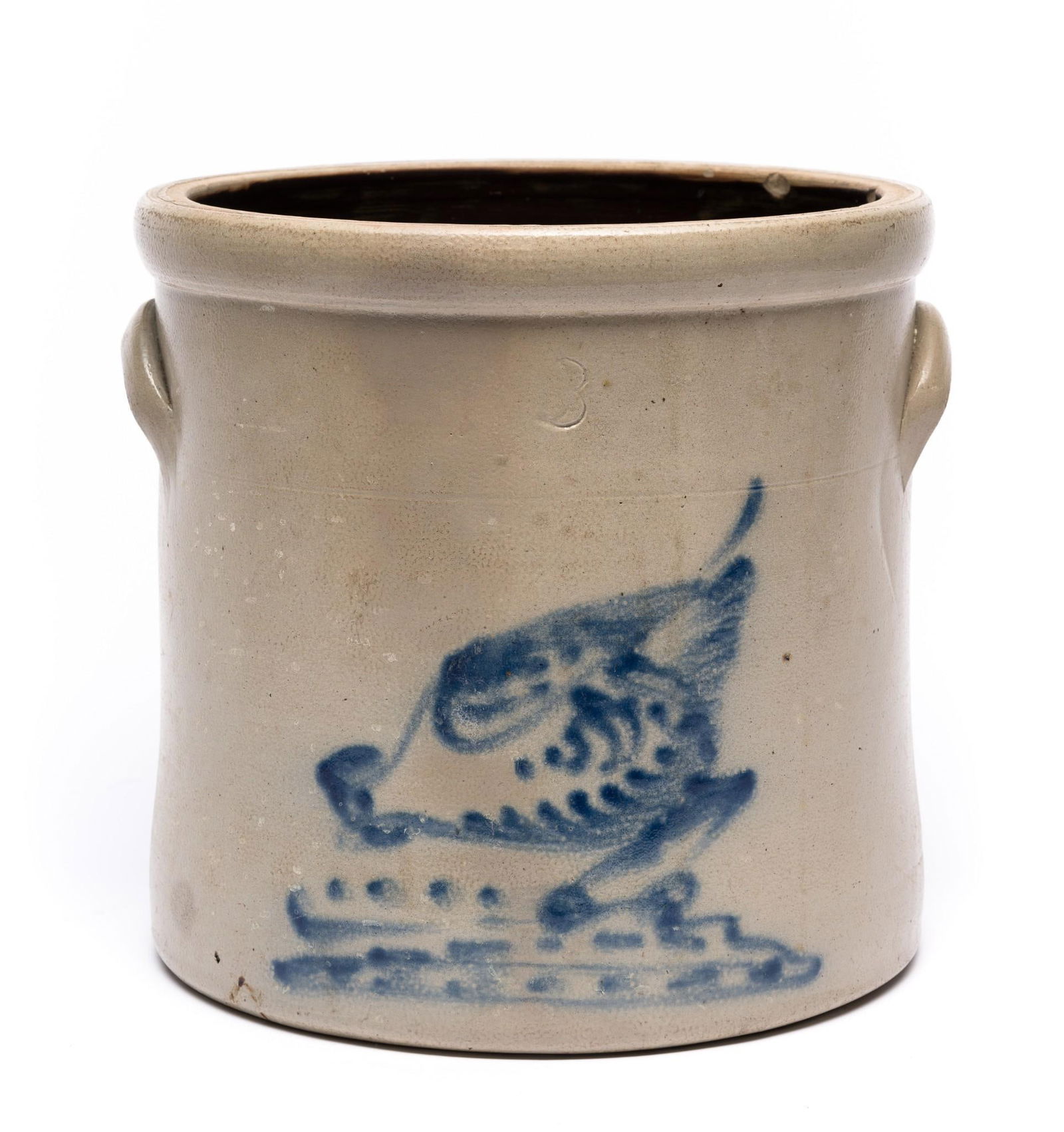 3 Gallon Stoneware Chicken Pecking Corn (1 of 6)