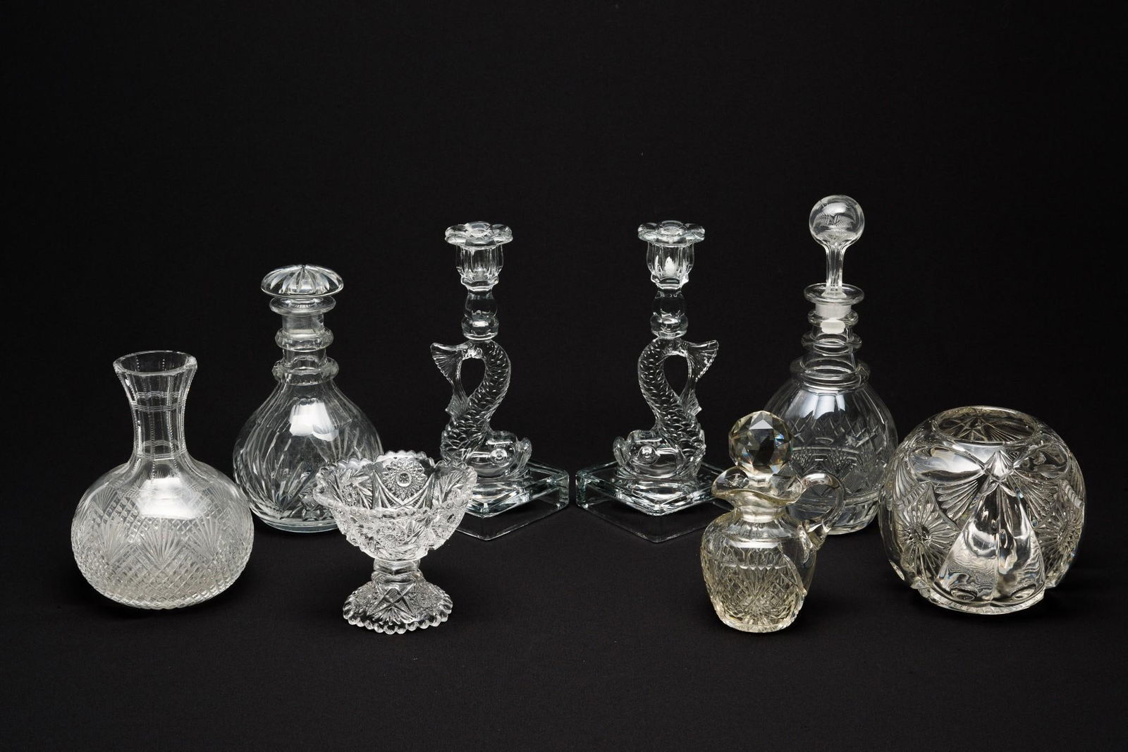 8 Pieces of Pressed & Blown Glass (1 of 5)