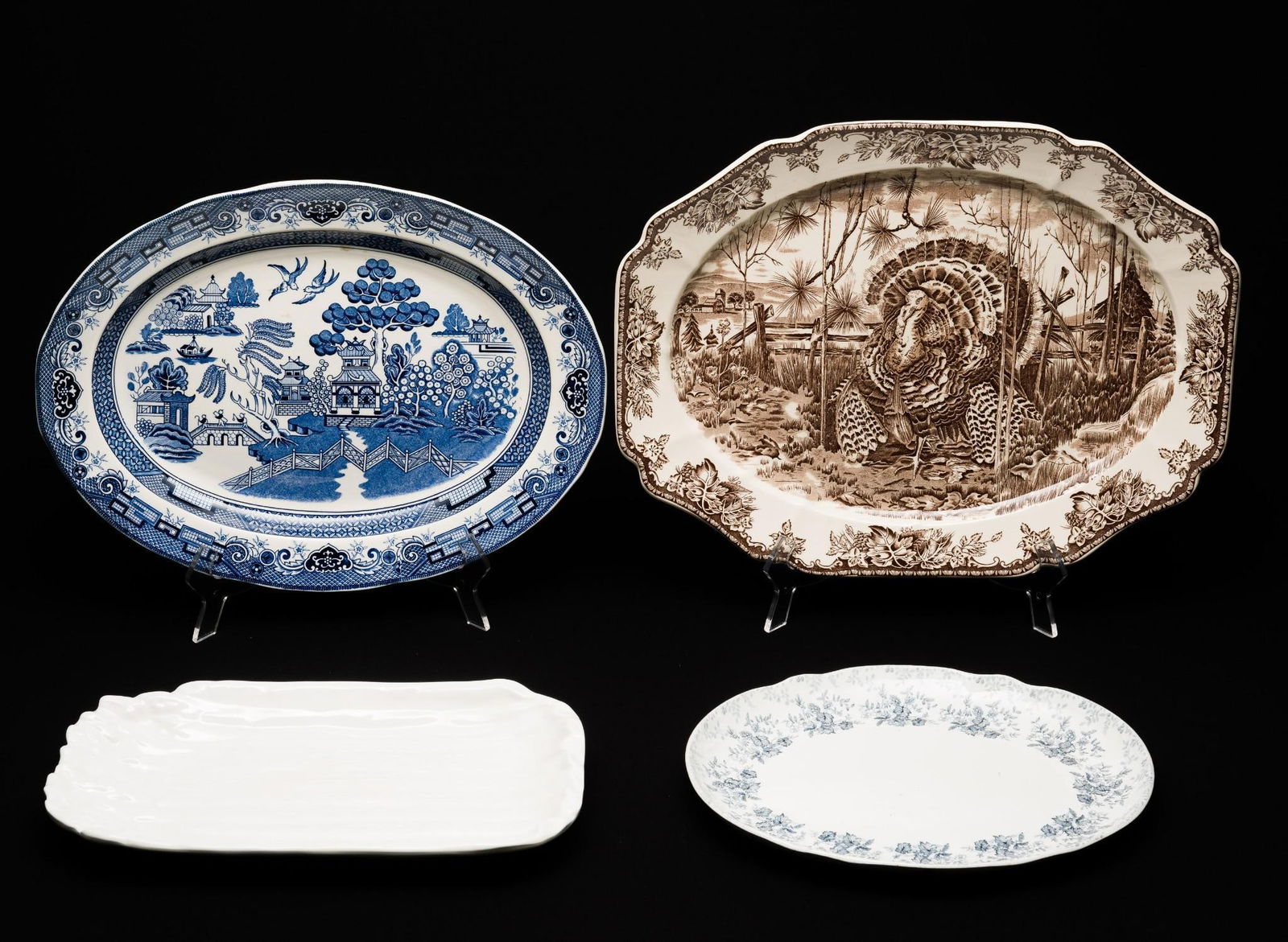4 Serving Plates Incl William Samona (1 of 9)