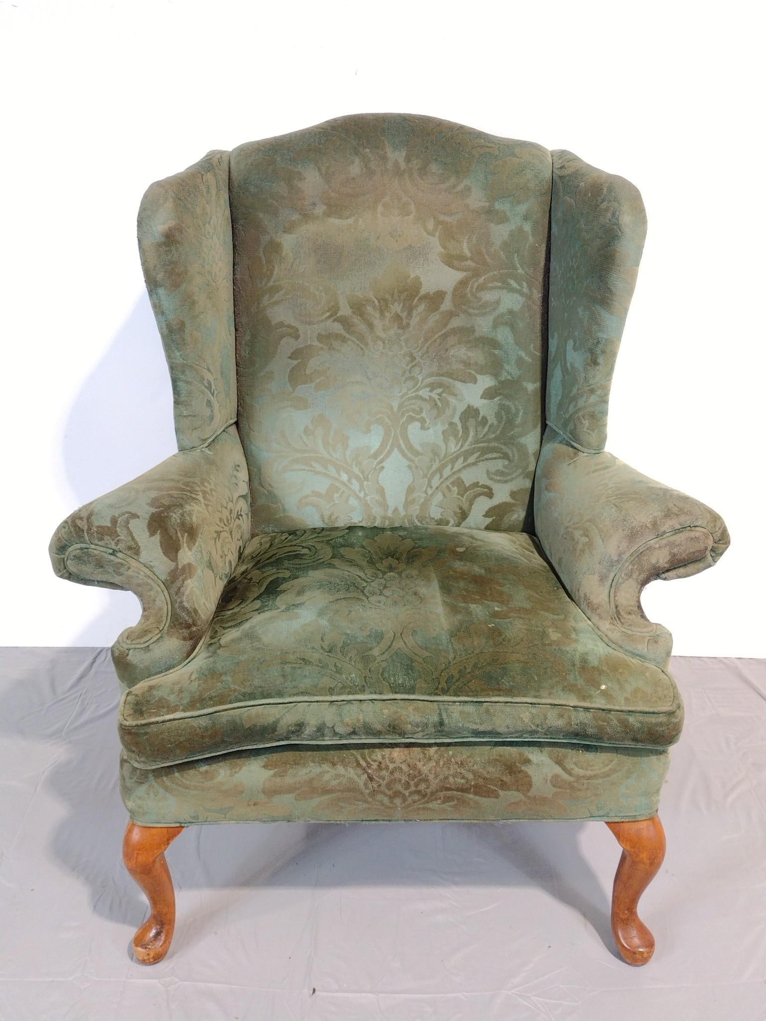 Antique Wingback Chair (1 of 4)