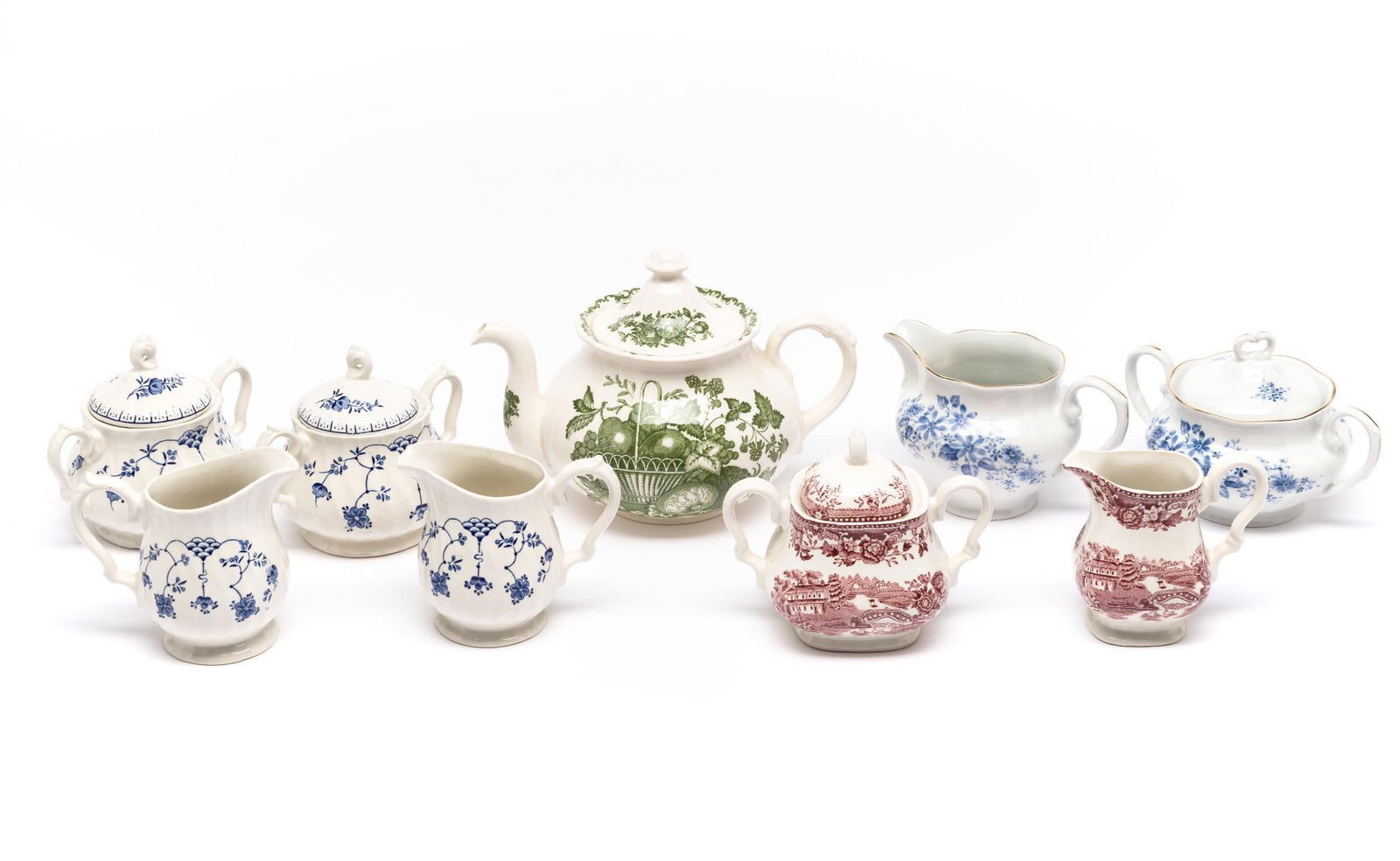 9 Pcs Transferware (1 of 9)