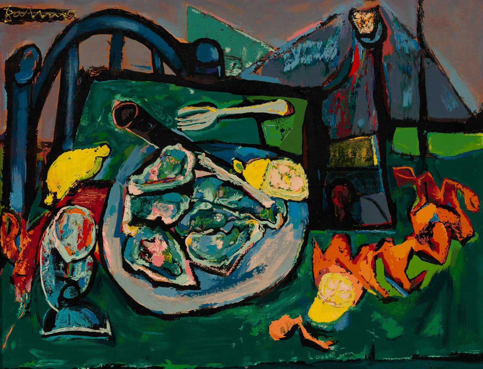 Abraham Rattner (American, 1893-1978) Oil Painting (1 of 6)