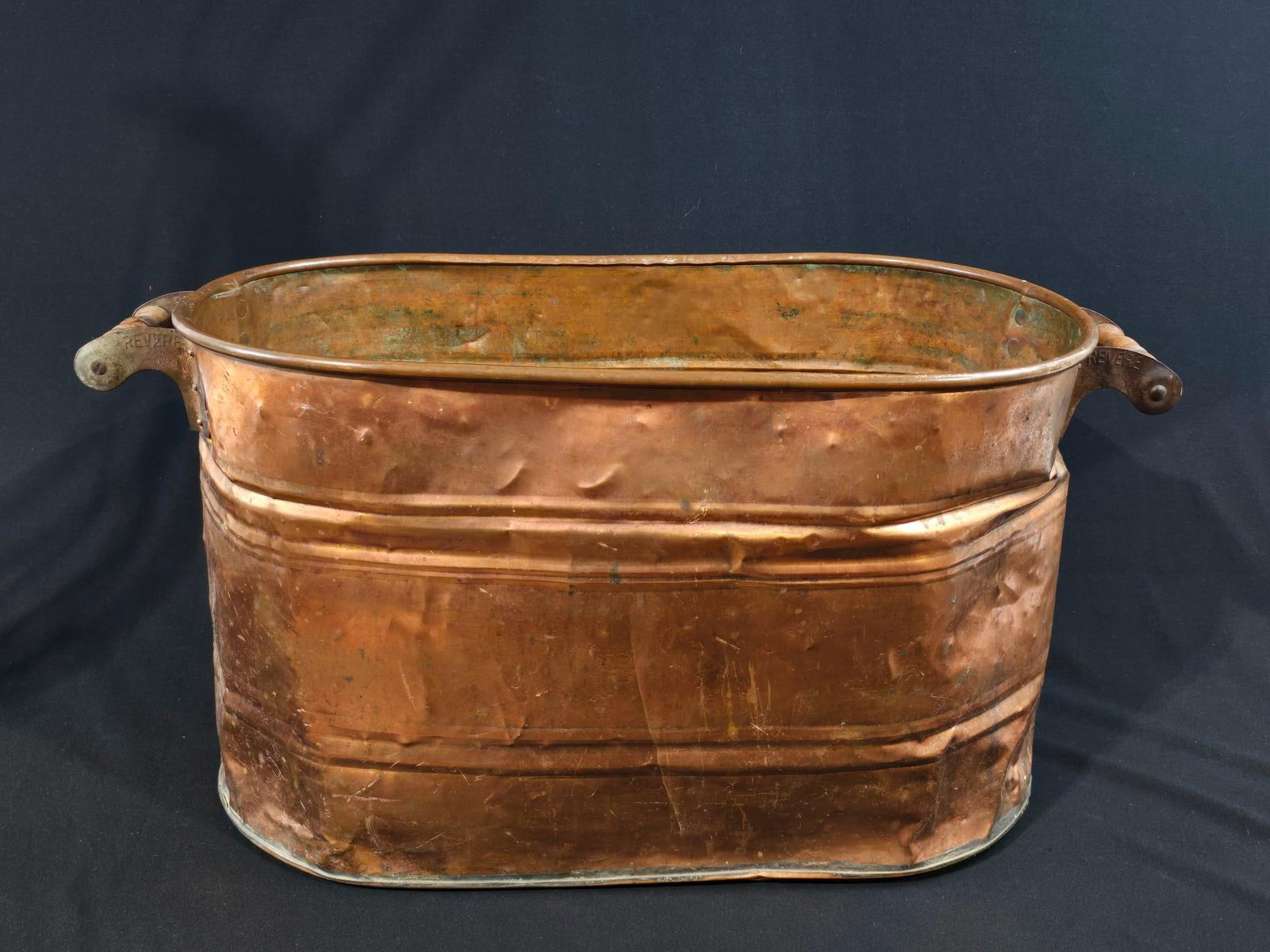 Antique Copper Boiler Wash Tub (1 of 3)