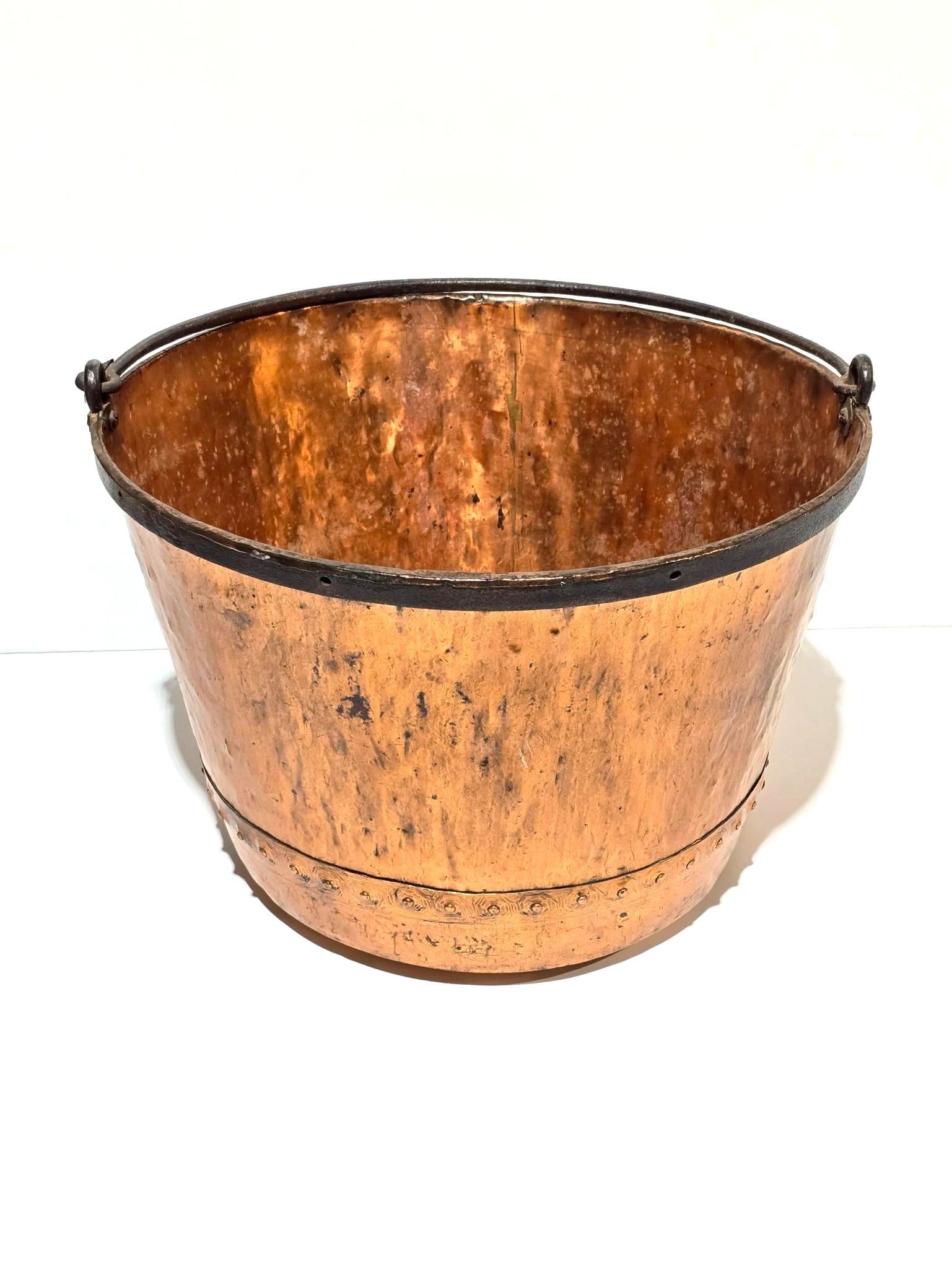 Large Copper Bucket (1 of 4)