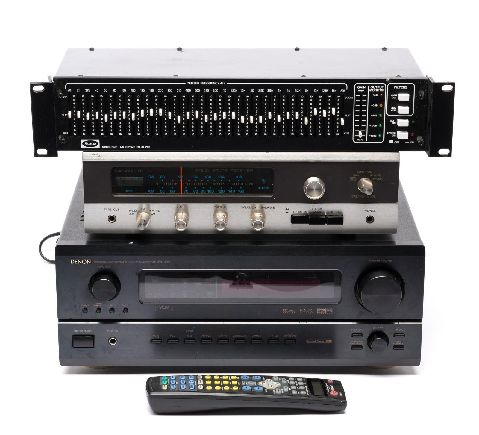 3 Pieces of Stereo Equipment (1 of 9)