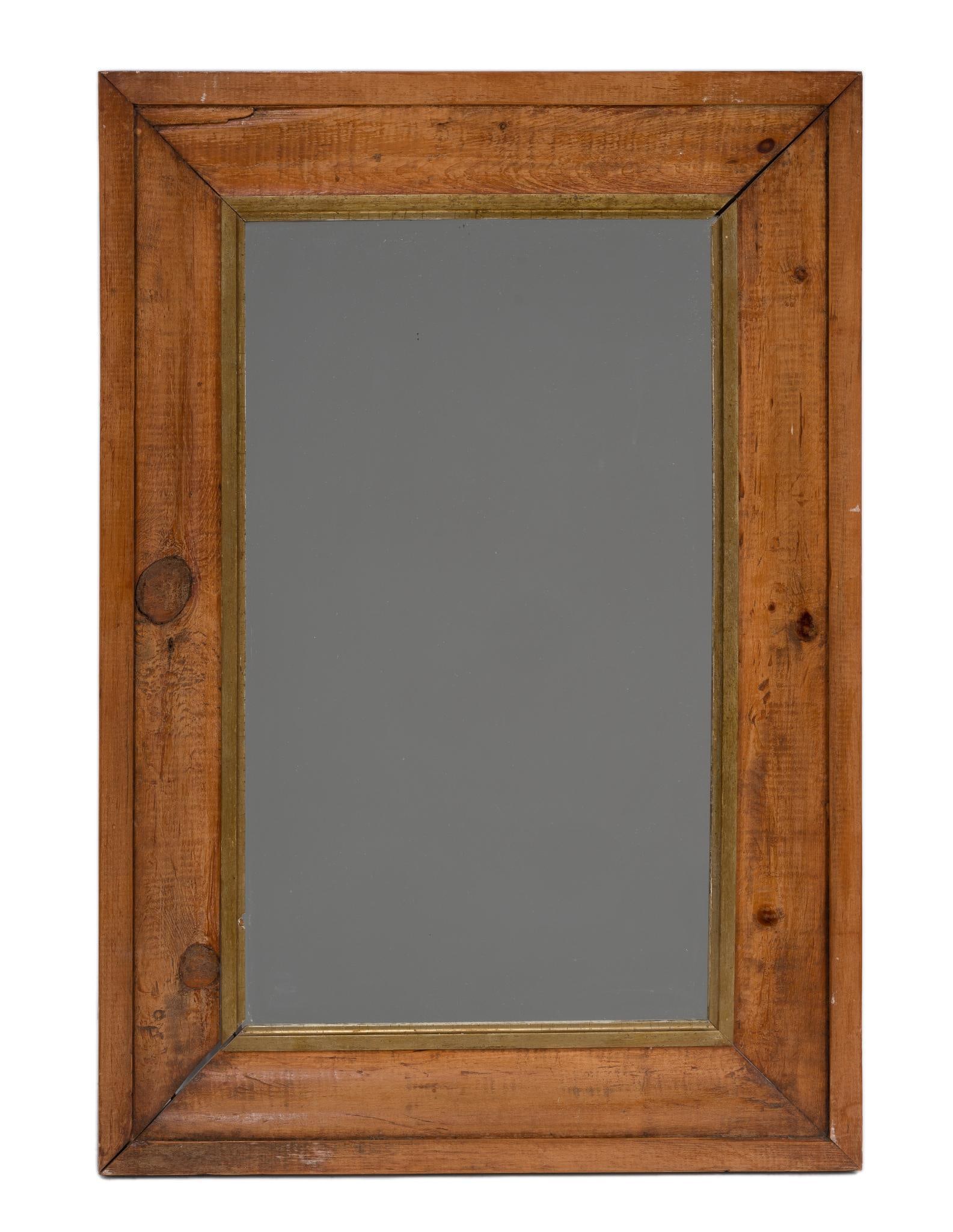 Wood Framed Wall Mirror (1 of 2)