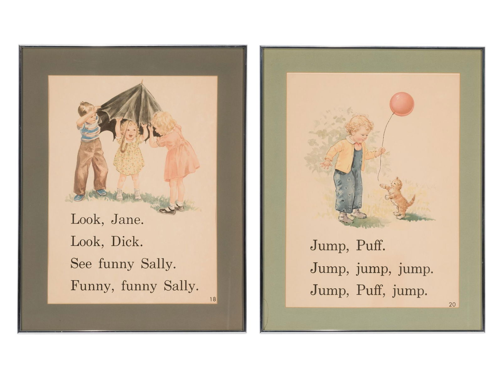 2 Large Dick & Jane Prints (1 of 7)