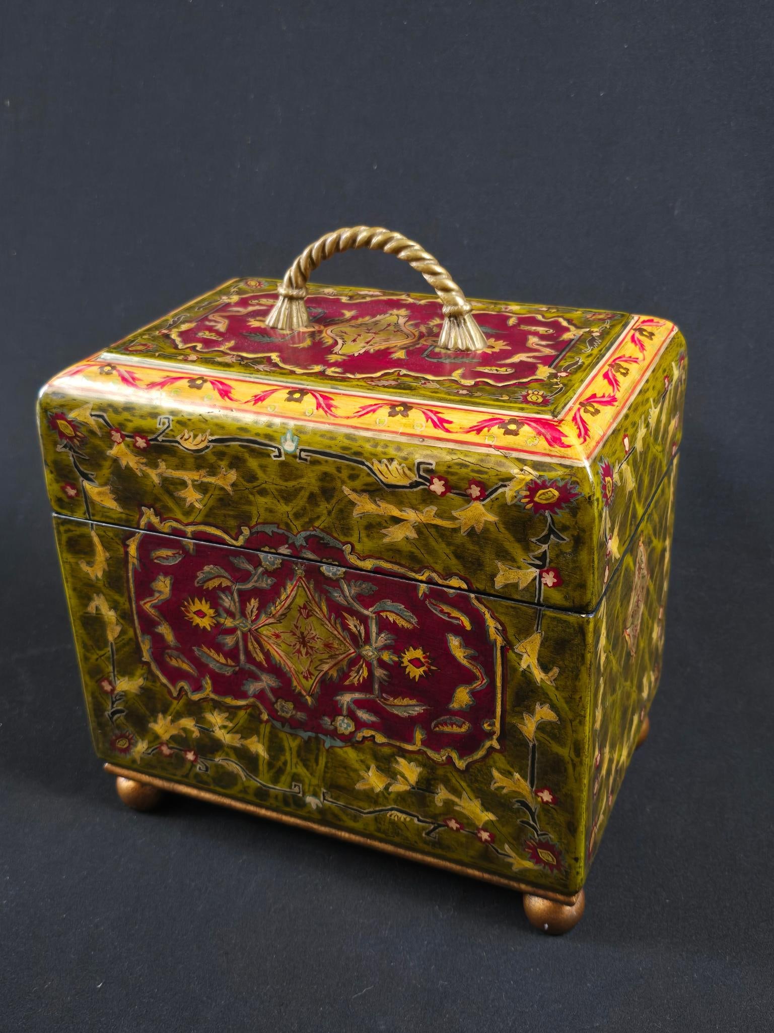 Castilian Imports Inc. Painted Wood Box (1 of 6)