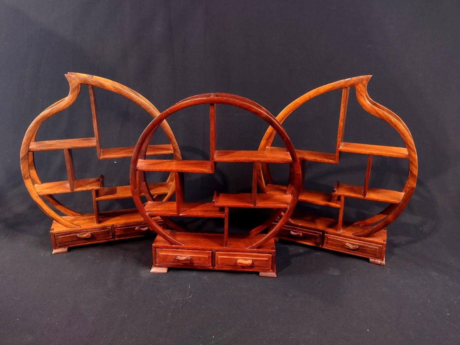 3 Circular Asian Shelves (1 of 1)