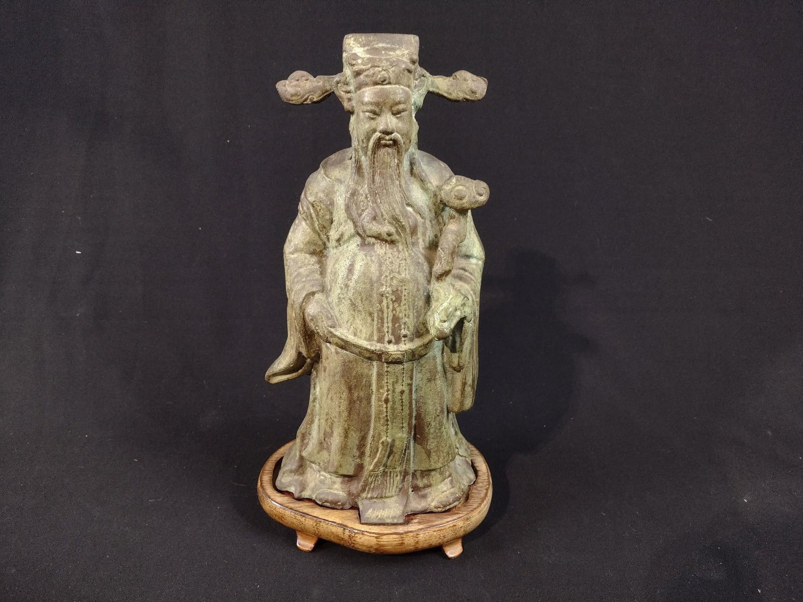 Bronze Asian Figurine (1 of 2)