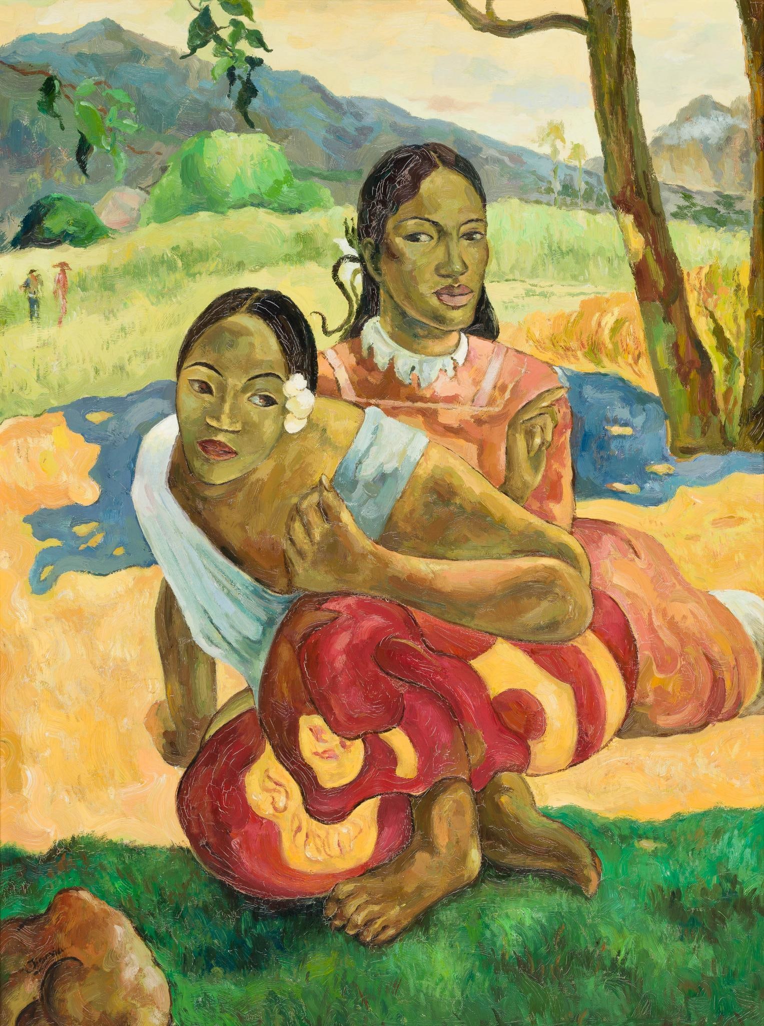 Oil On Canvas Painting After Paul Gauguin (1 of 4)