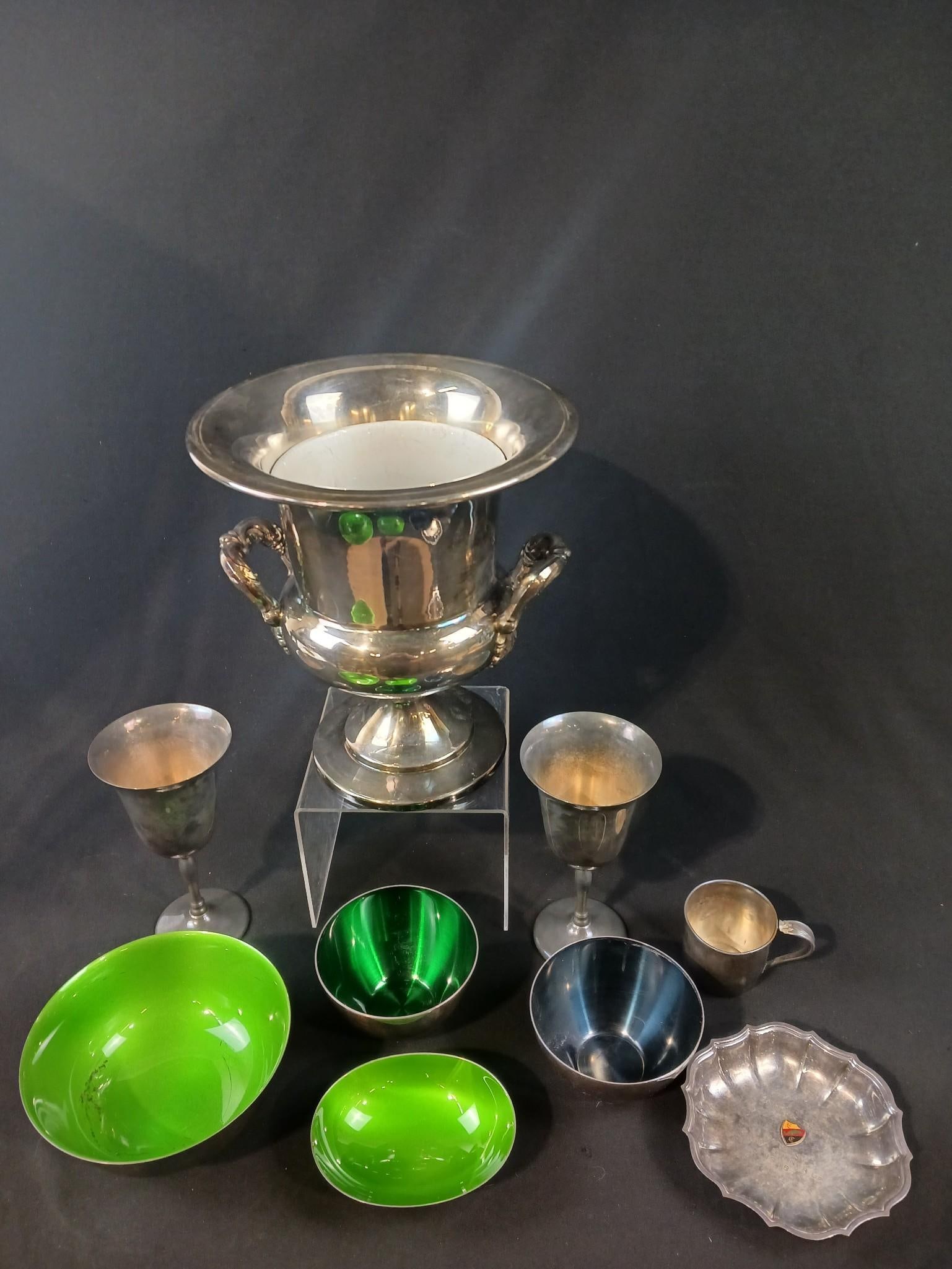 9 Pcs Silverplate (1 of 9)