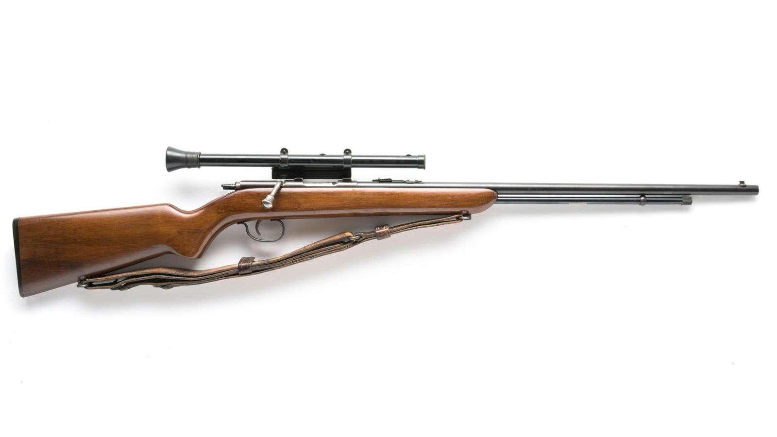 Remington Sportmaster Model 341 Bolt Rifle w/ Scope, Caliber .22: Serial Number: NSN Design: The Remington Sportmaster Model 341 is a conventional bolt action, tube fed rifle that accepts short, long and long rifle .22 cartridges. The Model 341 was produced from 193