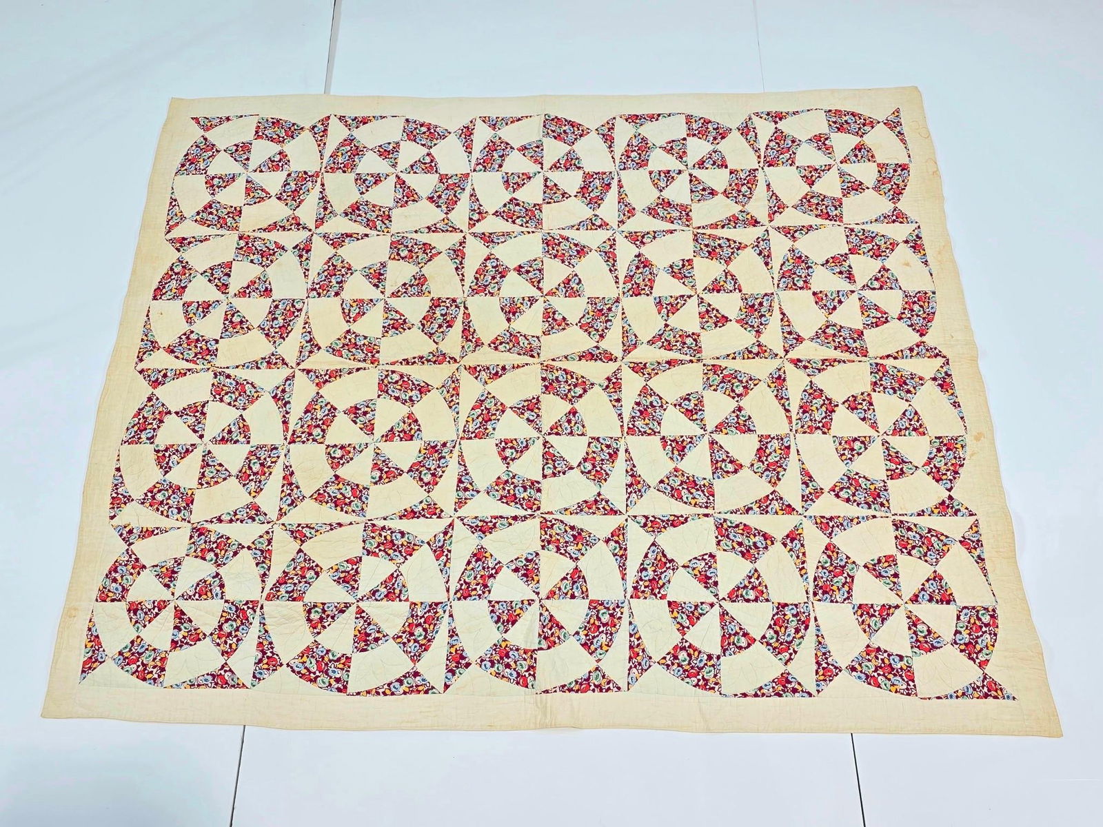 Antique Kaleidoscope Quilt (1 of 9)