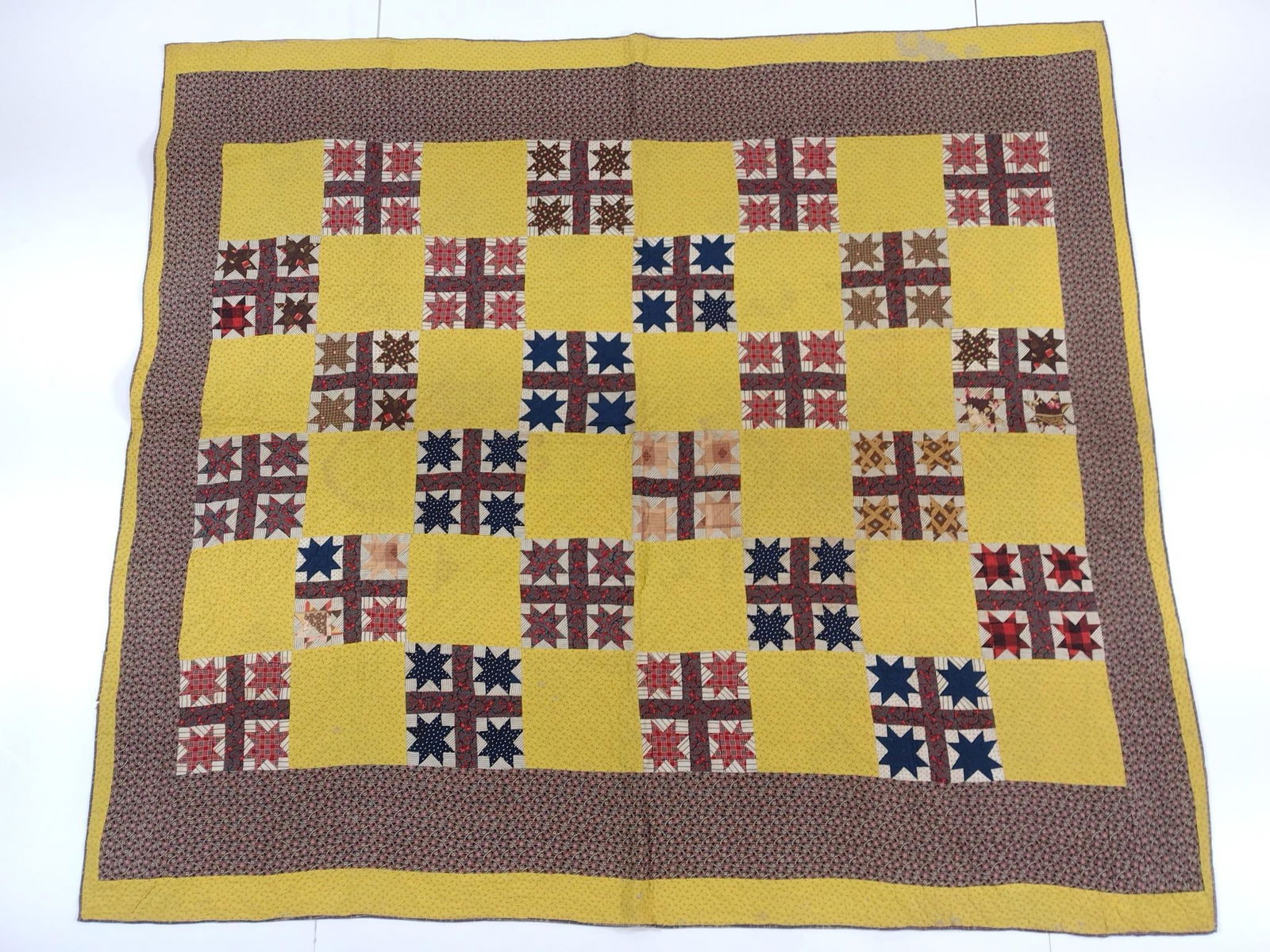 Vintage Evening Star Quilt (1 of 6)