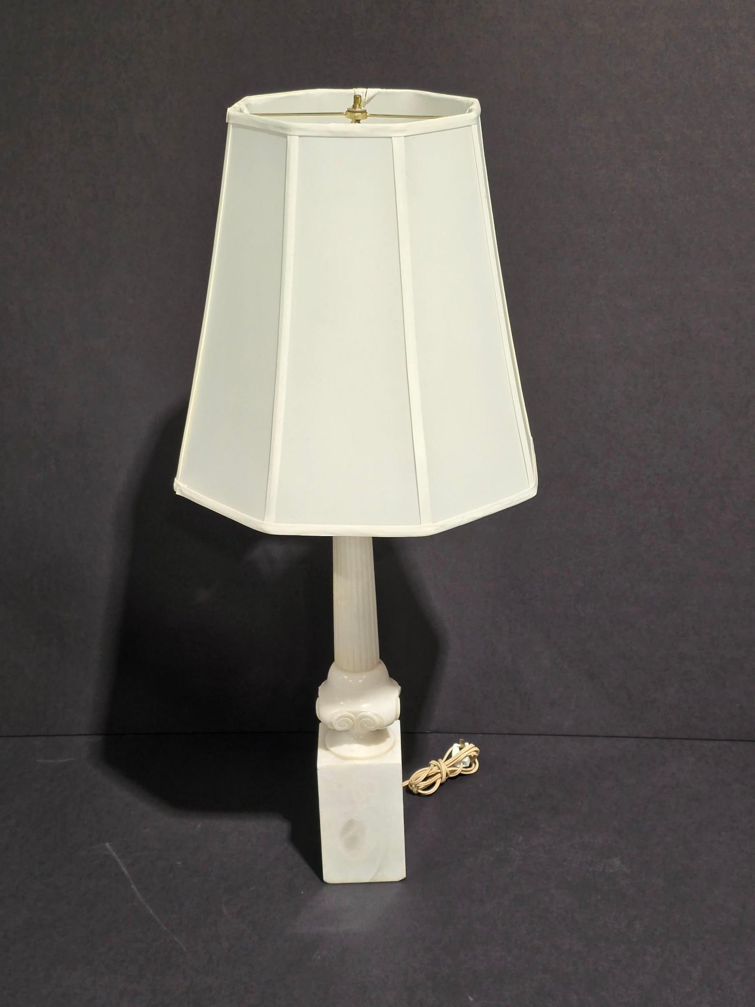 Antique Marble Table Lamp (1 of 3)