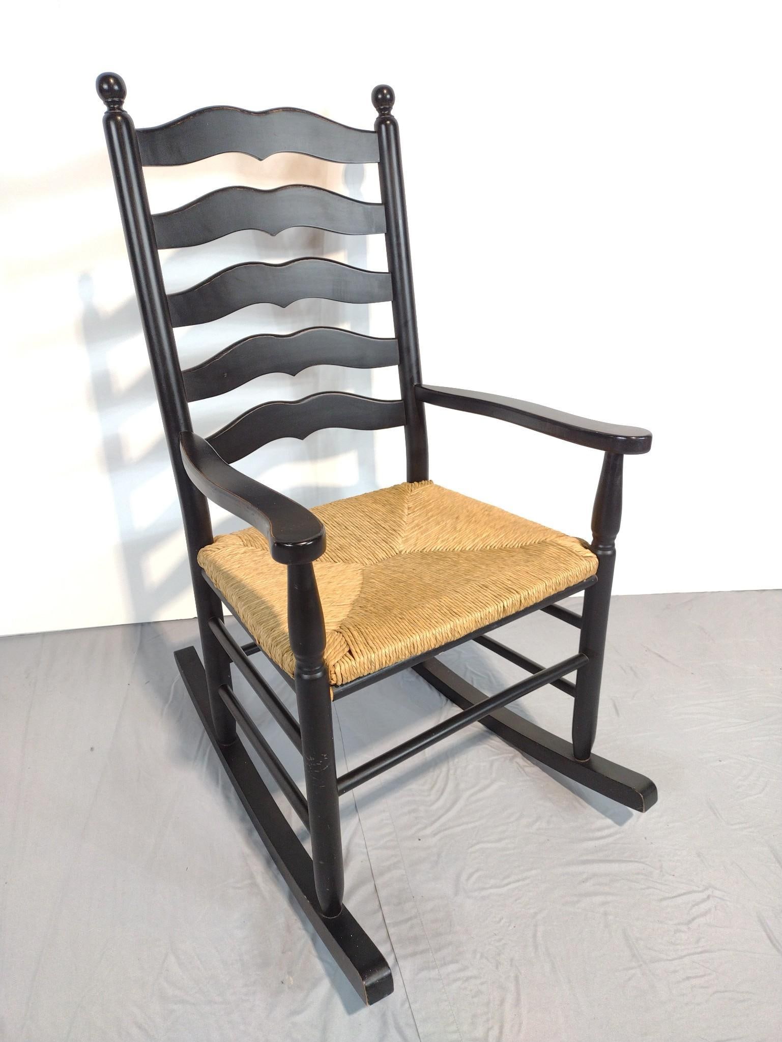 Rush Seated Rocking Chair (1 of 5)